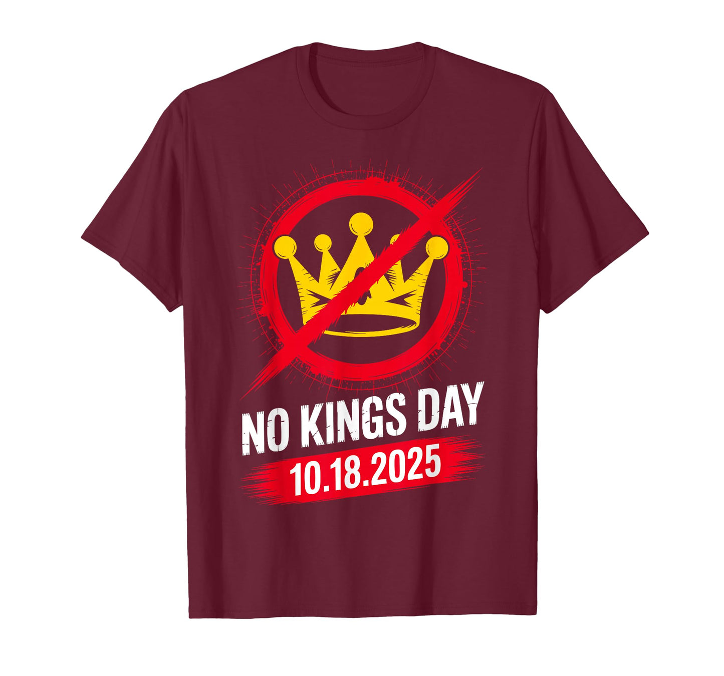 No Kings Day Protest Sign October 18 - No Kings in America T-Shirt