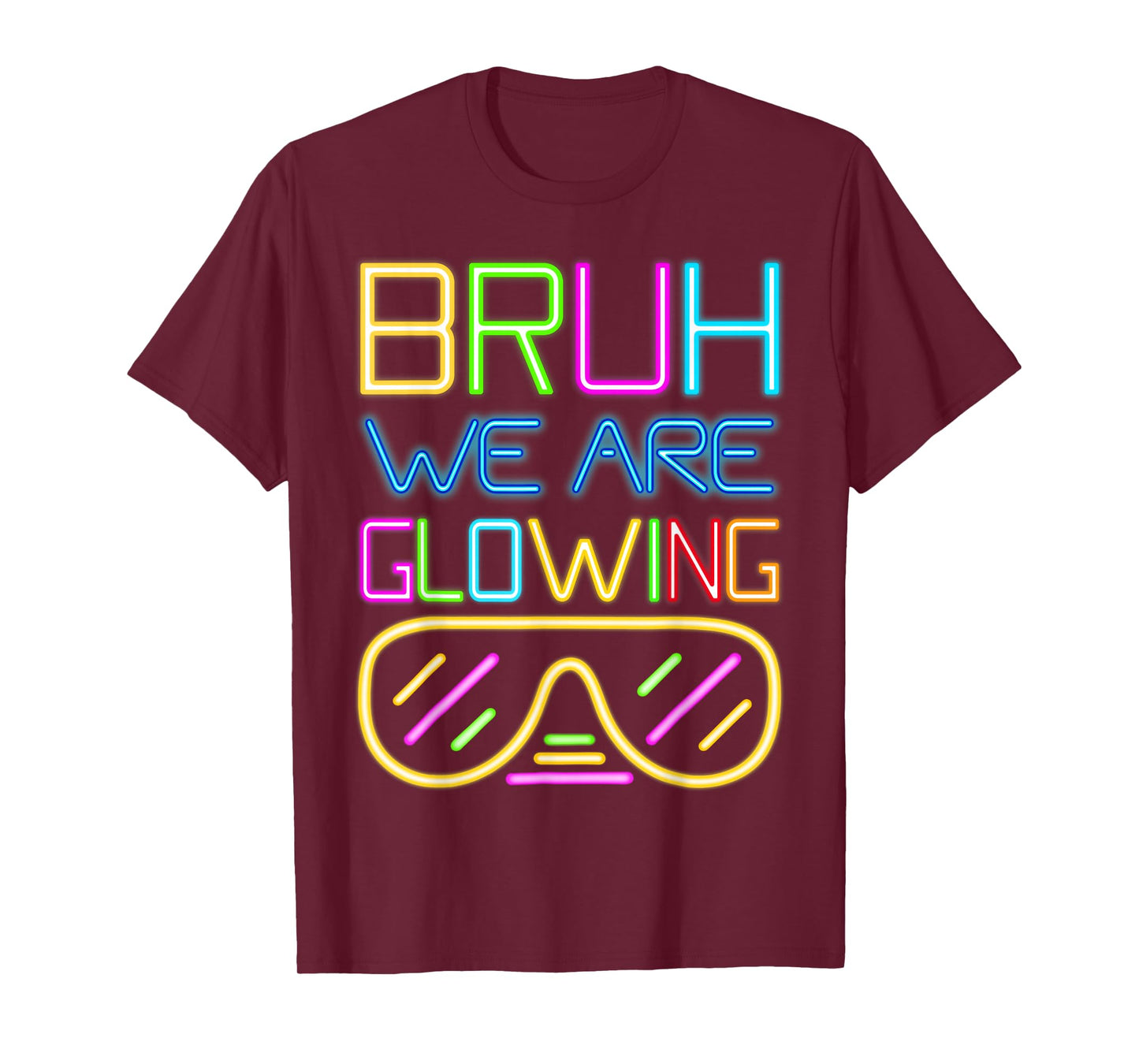 Bruh We Are Glowing In My Glowing Era Hello Summer Vacation T-Shirt