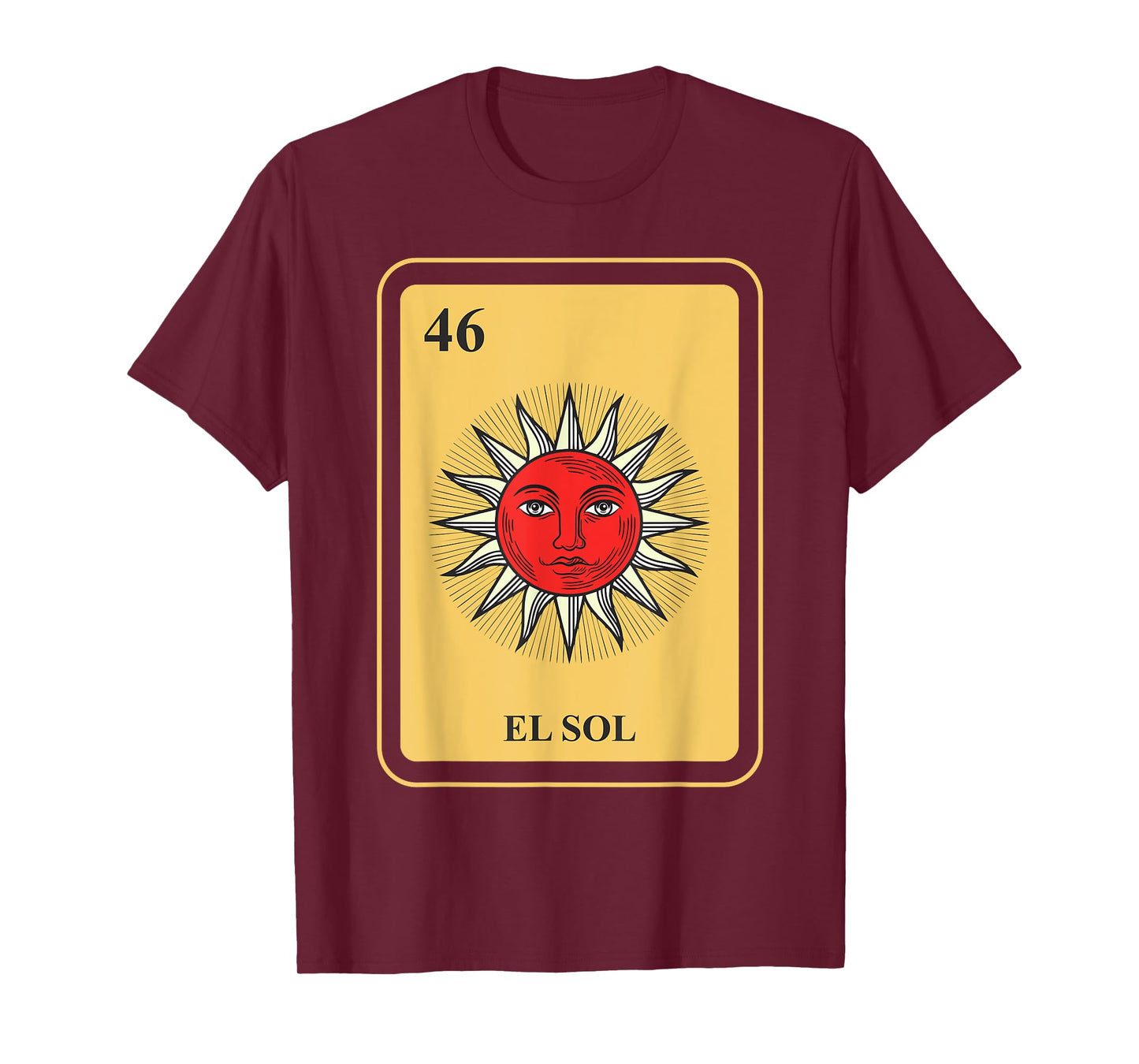 Mexican El Sol Sun Traditional Bingo Holiday T-Shirt