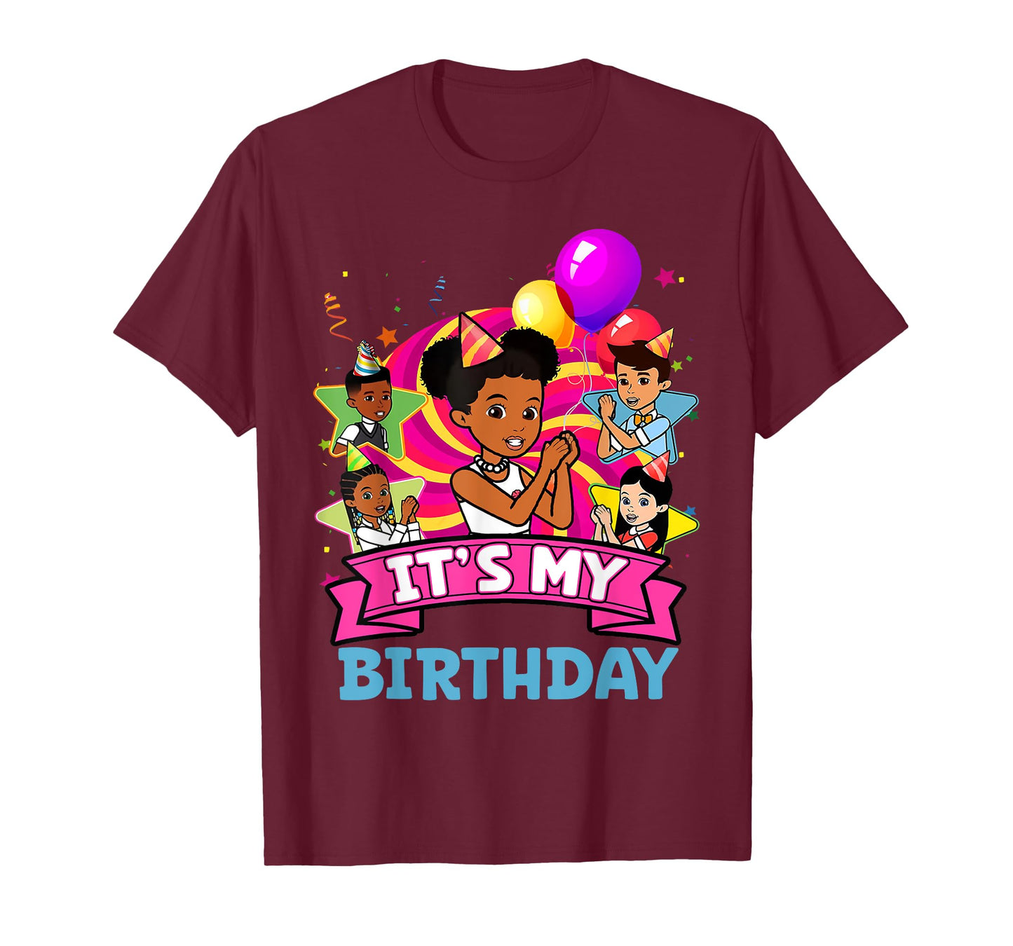 It's My Birthday Girl Party Pink Doll Family Decorations T-Shirt