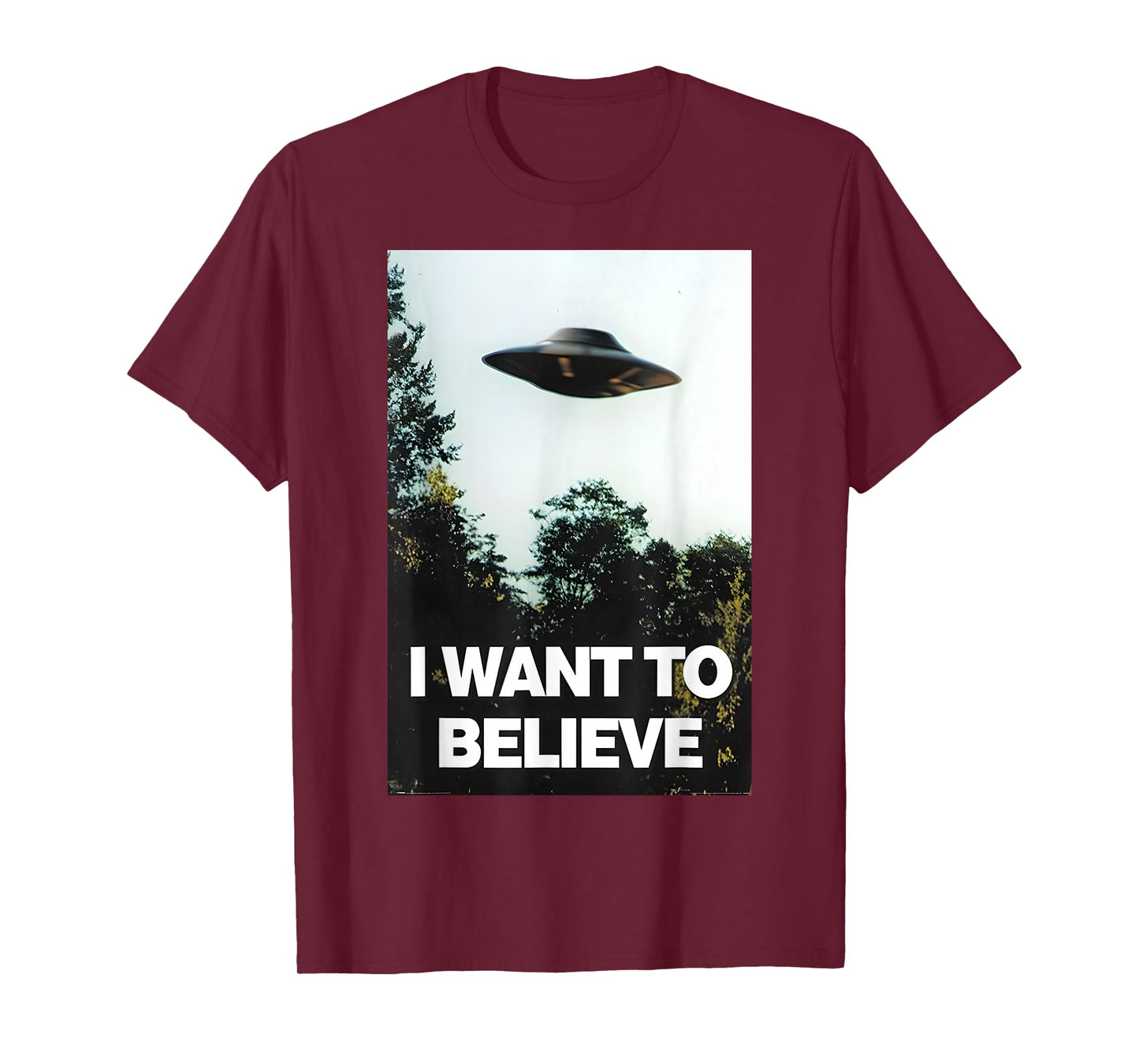 I Want to Believe Shirt Black UFO T-Shirt