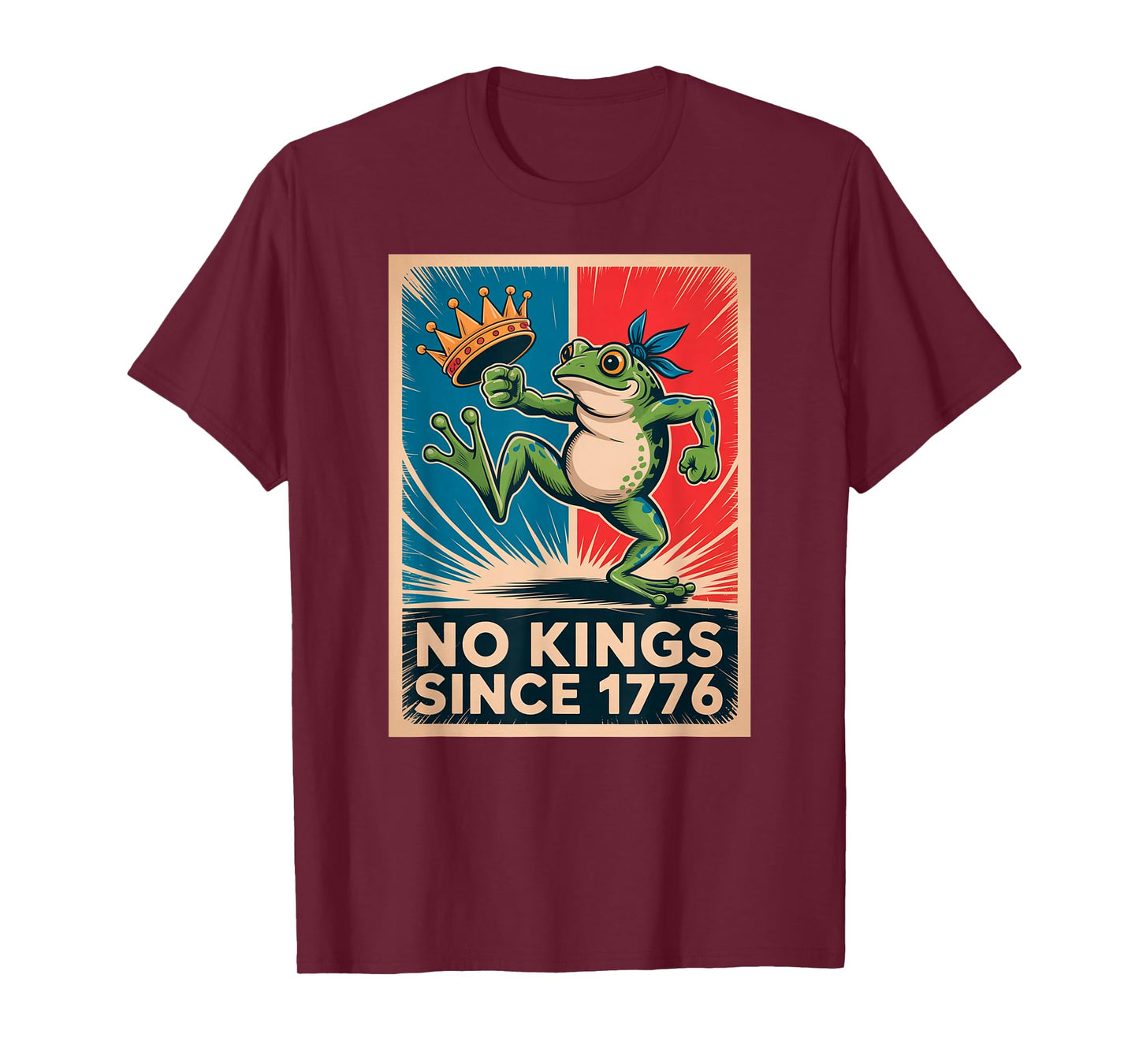 No Kings in America Frog T-Shirt