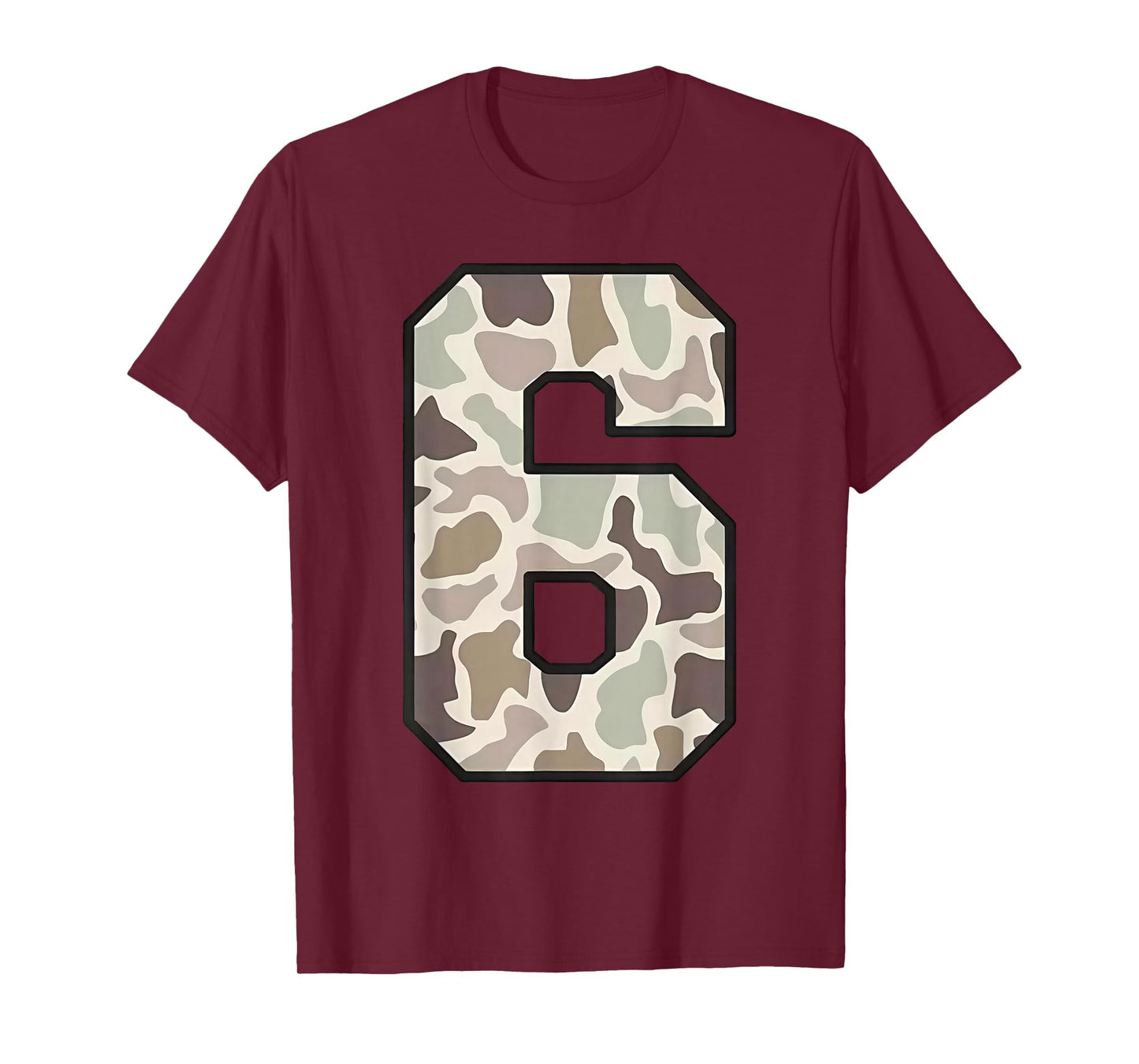 Camo Number 6 7 Funny Meme Halloween Costume Tee T-Shirt