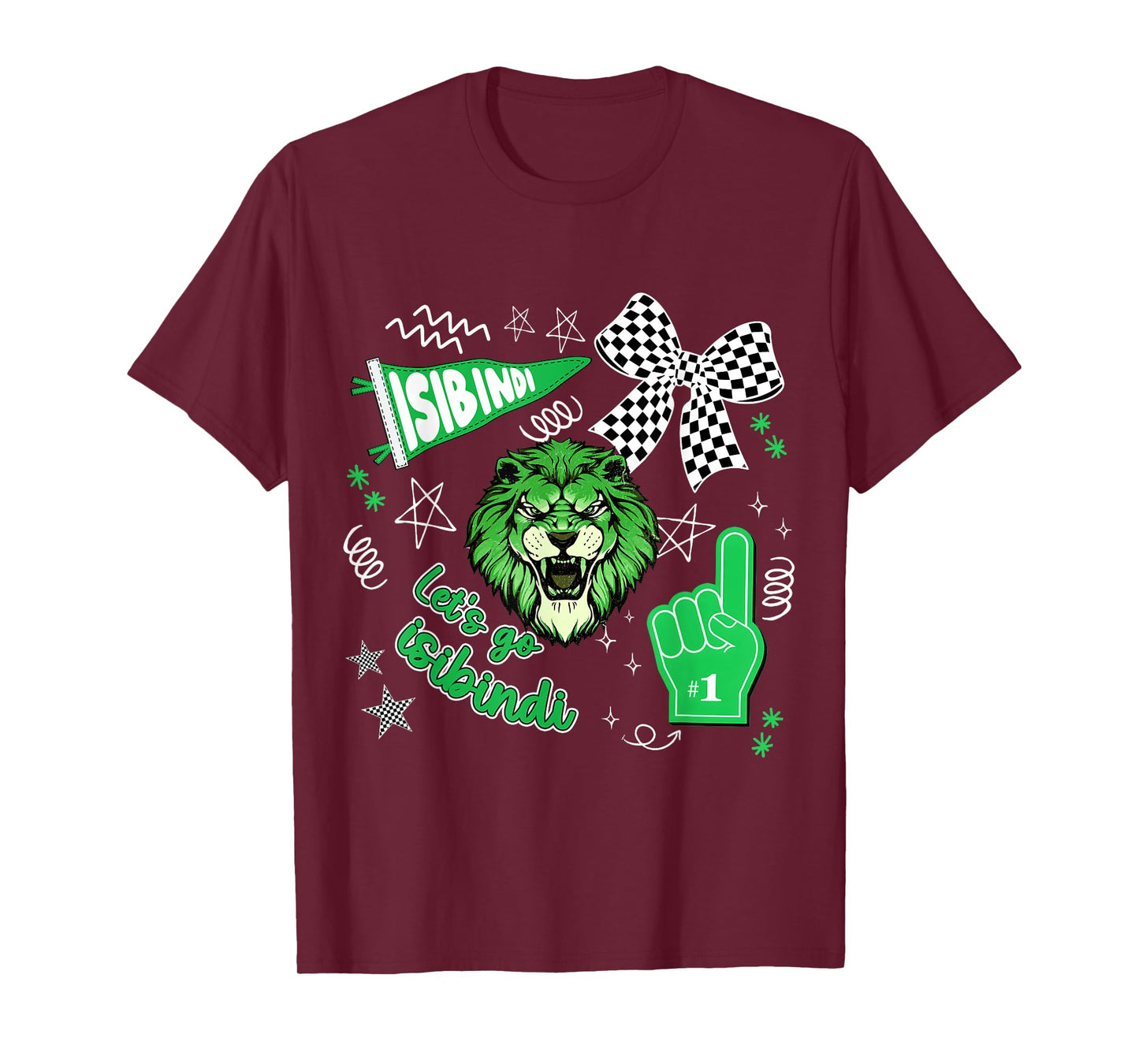 Let's Go Isibindi Retro Cheering School Spirit T-Shirt