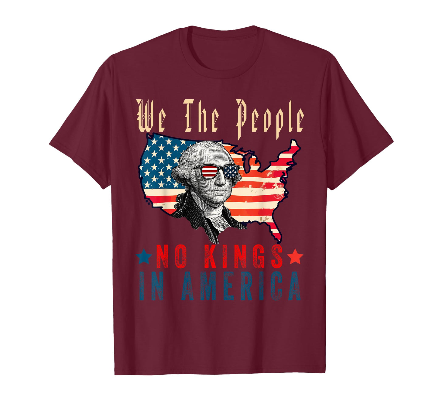 No Kings In America We The People Men Women T-Shirt