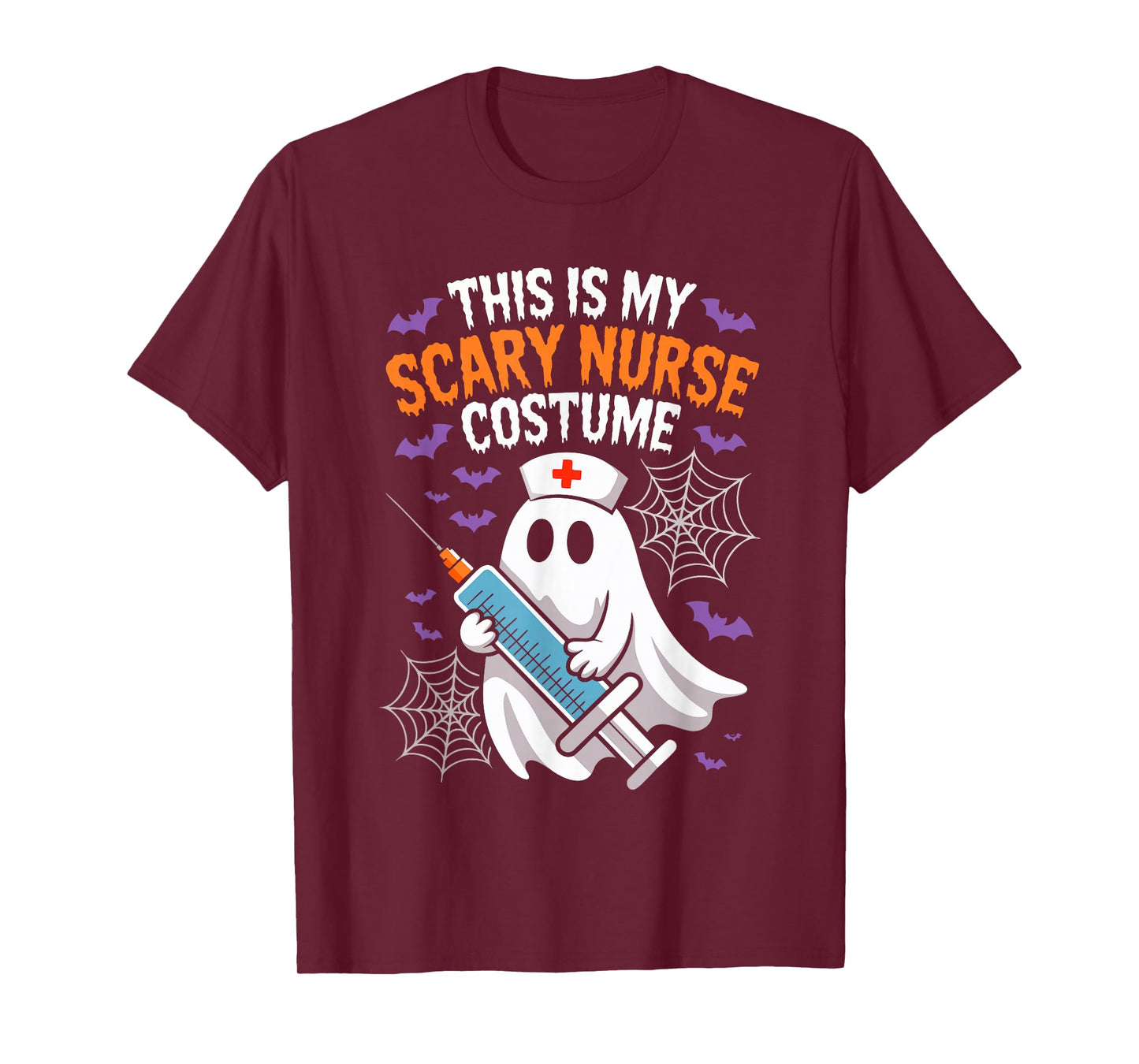 This is My Scary Nurse Costume Shirt Adult Men Women Nursing T-Shirt