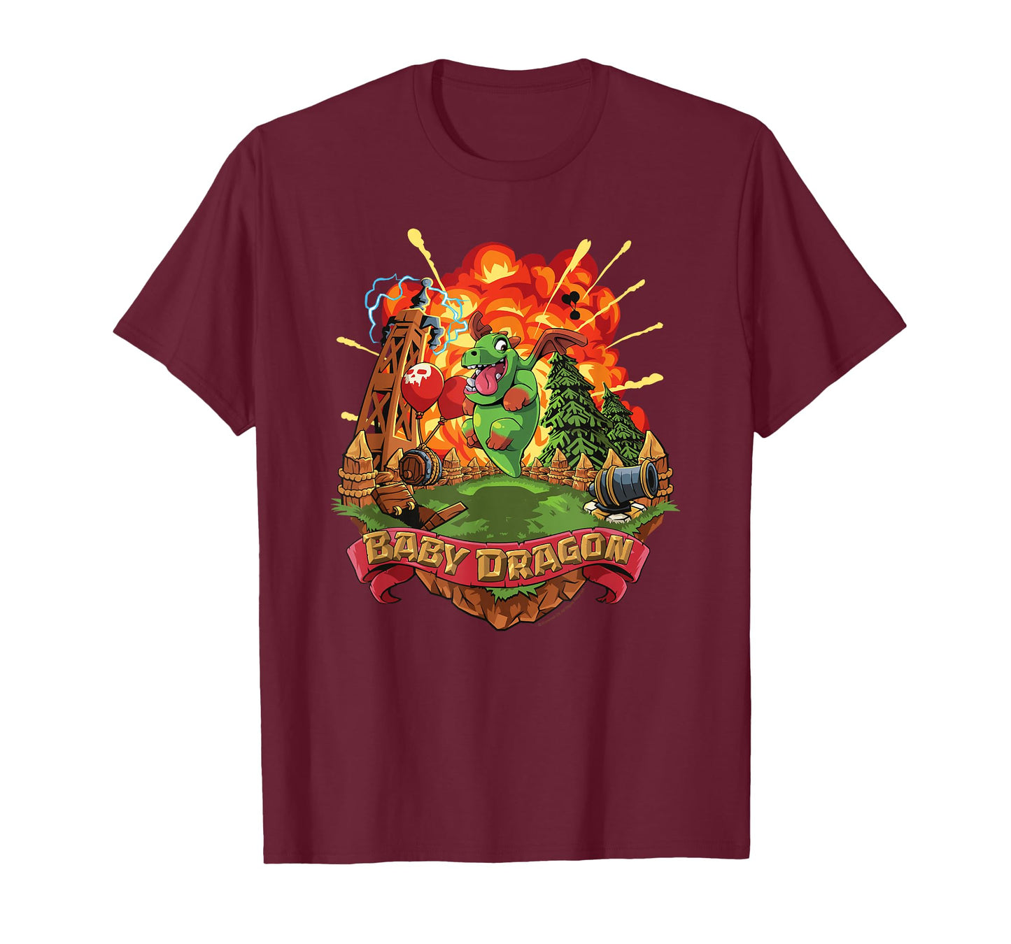 Clash of Clans Baby Dragon Epic Explosion Logo T-Shirt