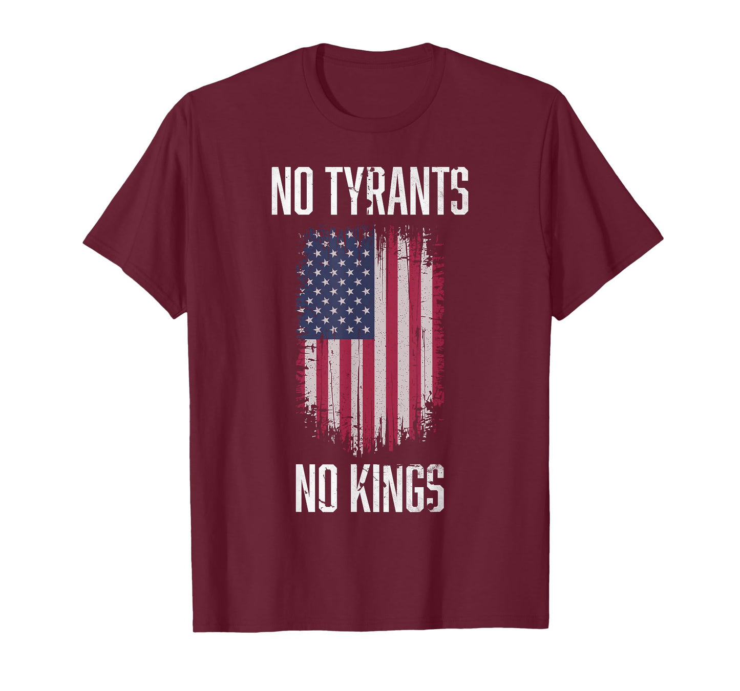 No Tyrants No Kings Sarcastic Political Funny Tee Men Women T-Shirt