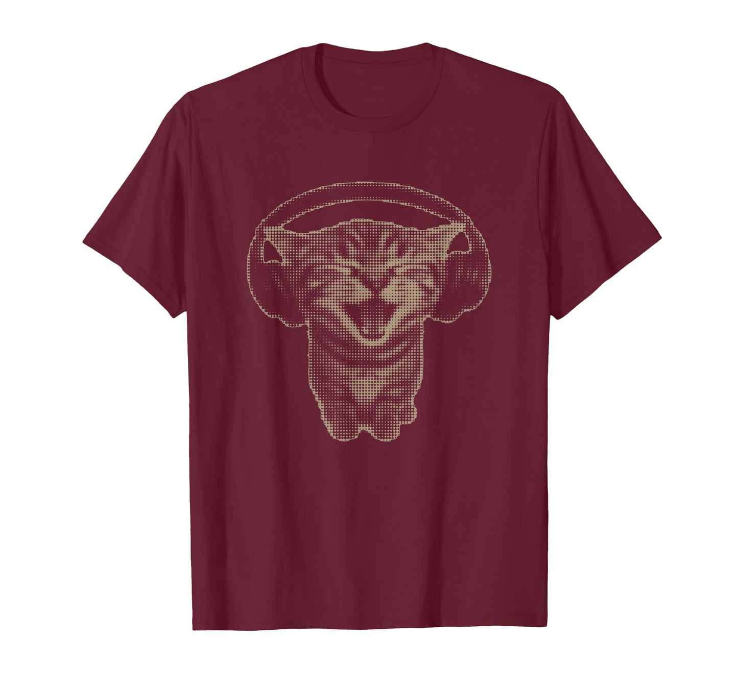 Cute Headphones Cat y2k Silly Funny Grunge Graphic T-Shirt