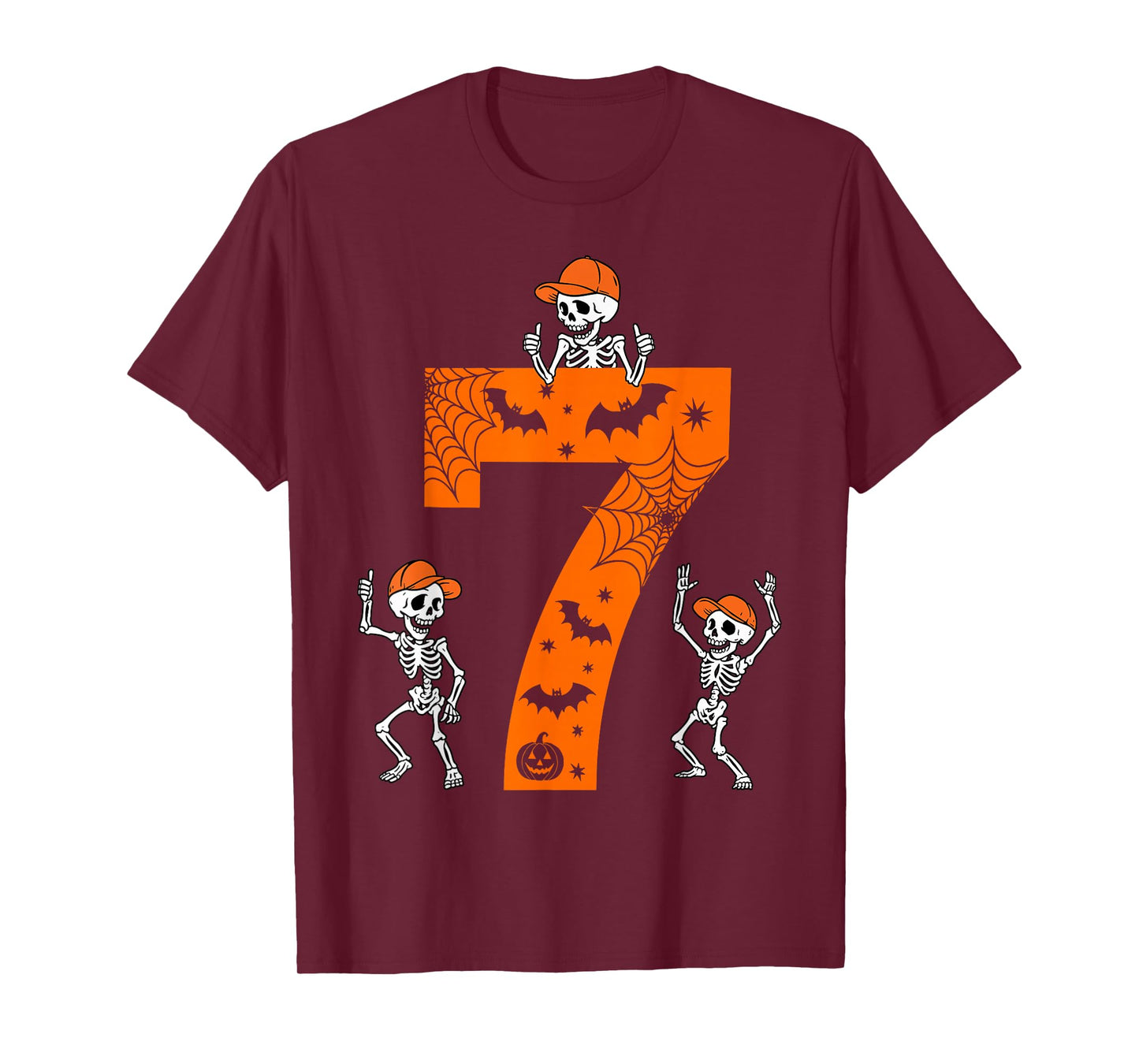 Six Seven Meme 6 7 Halloween Costume Dancing Skeleton T-Shirt
