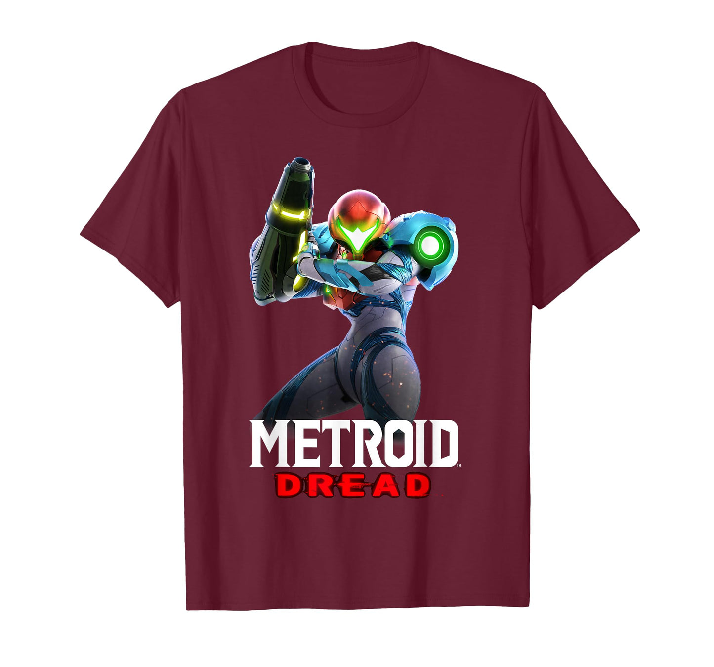 Metroid Dread Samus Aran Standing Nintendo Hero Poster T-Shirt