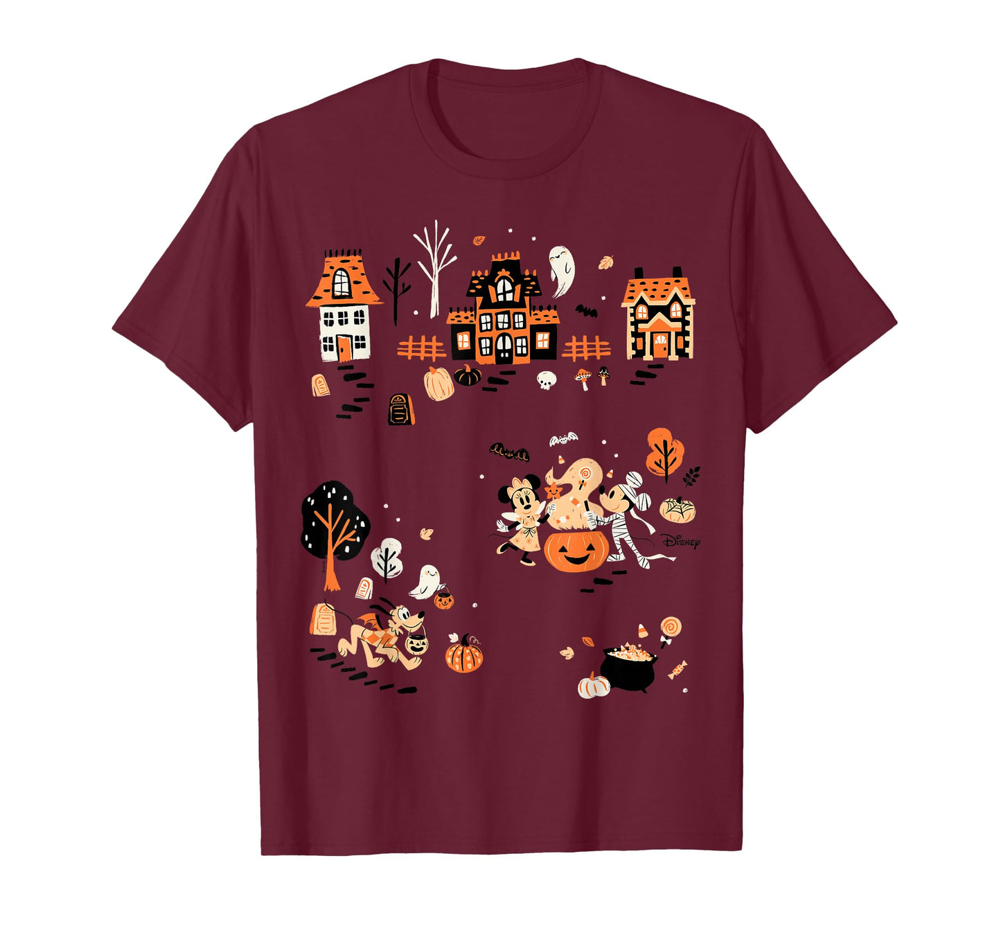 Mickey Mouse and Friends Halloween Village T-Shirt