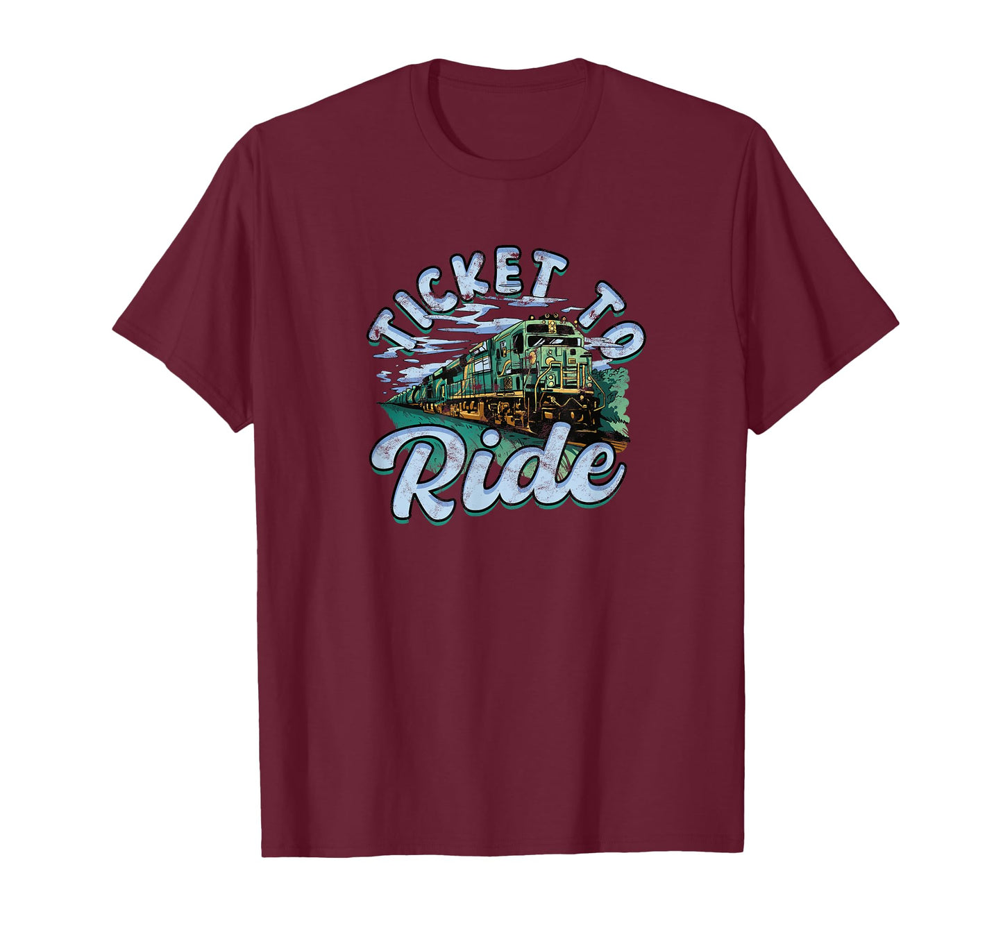 Ticket to Ride - Train - Board Games T-Shirt