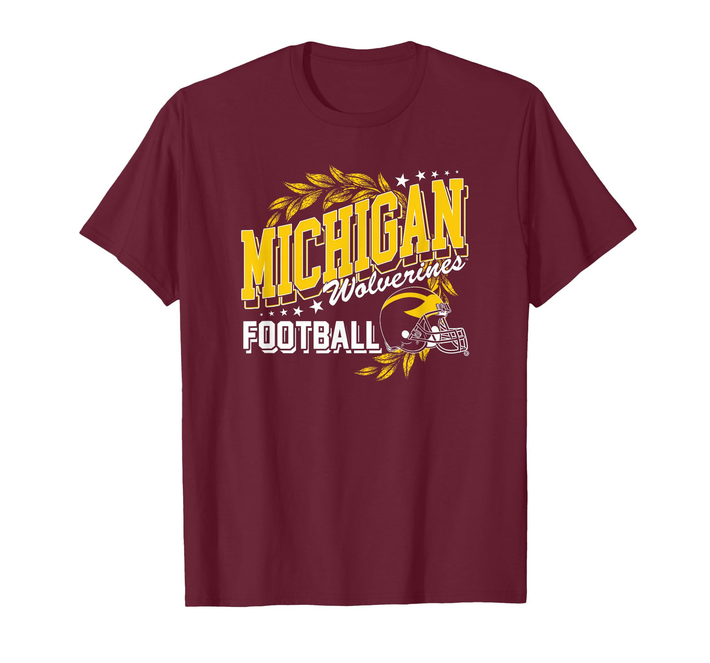 University of Michigan Wolverines U of M Football Laurels T-Shirt