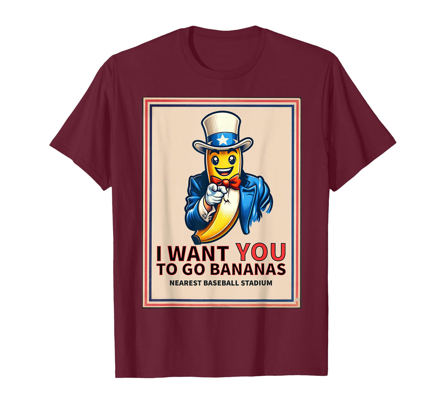 I Want You To Go Bananas Funny Banana Youth Kids Costume T-Shirt