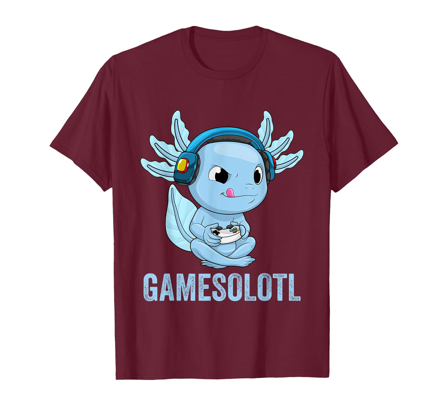 Axolotl Gamer Gamesolotl Kawaii Gaming for Boys Girls T-Shirt