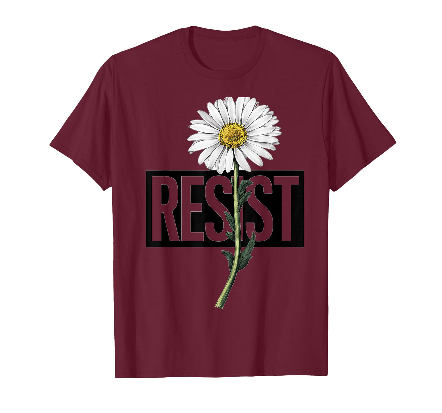 Floral Protest Resist Political Design for Activists T-Shirt