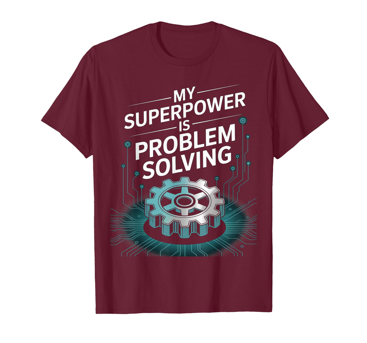 My Superpower is Problem Solving Tech Wizard Gift T-Shirt