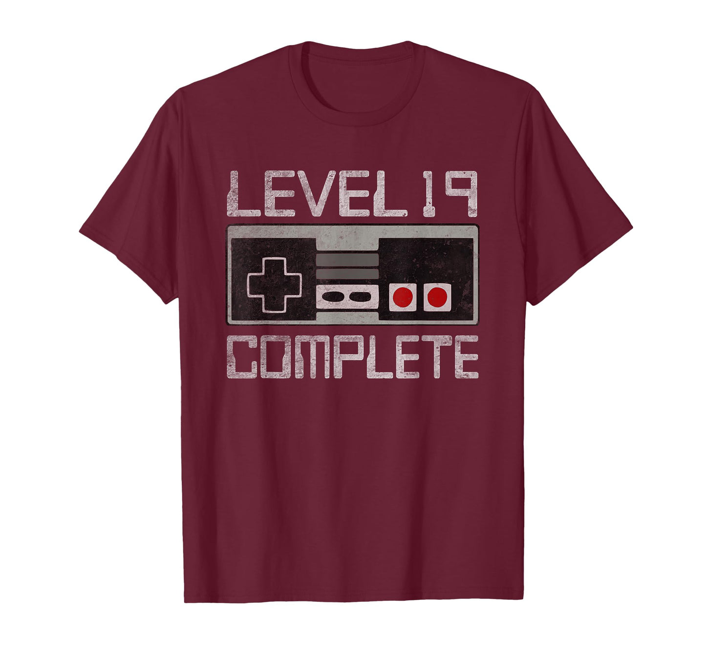 Level 19 Complete 19 Year 19th Wedding Anniversary For Him T-Shirt