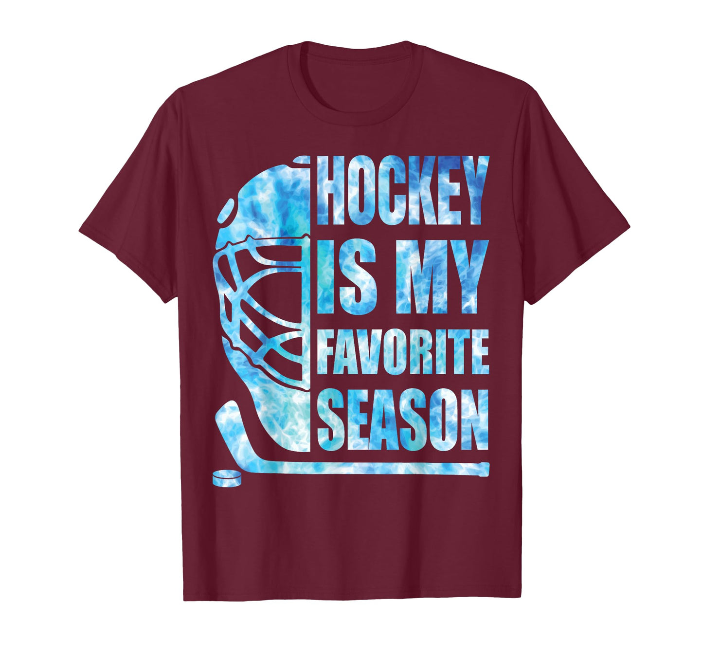Hockey Is My Favorite Season Funny Youth Women Boys Girls T-Shirt
