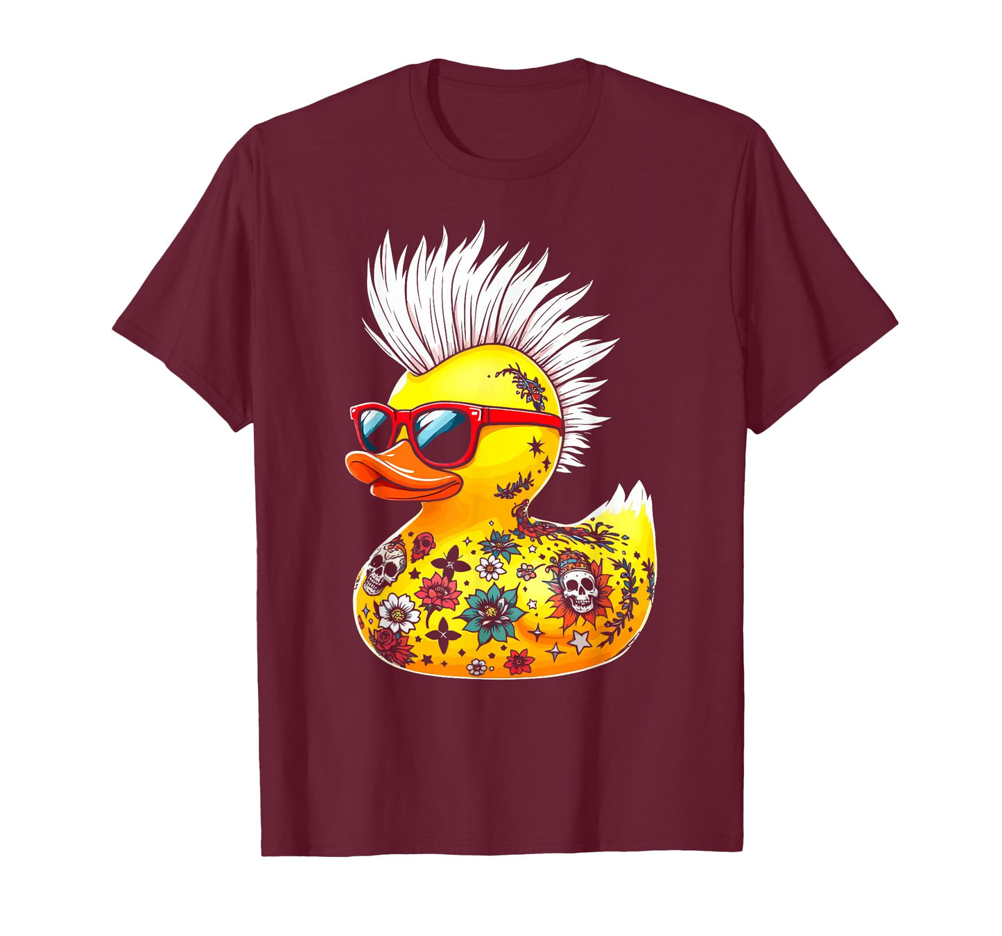Duckling Ducks Punk Rocker Toddler Boys T-Shirt