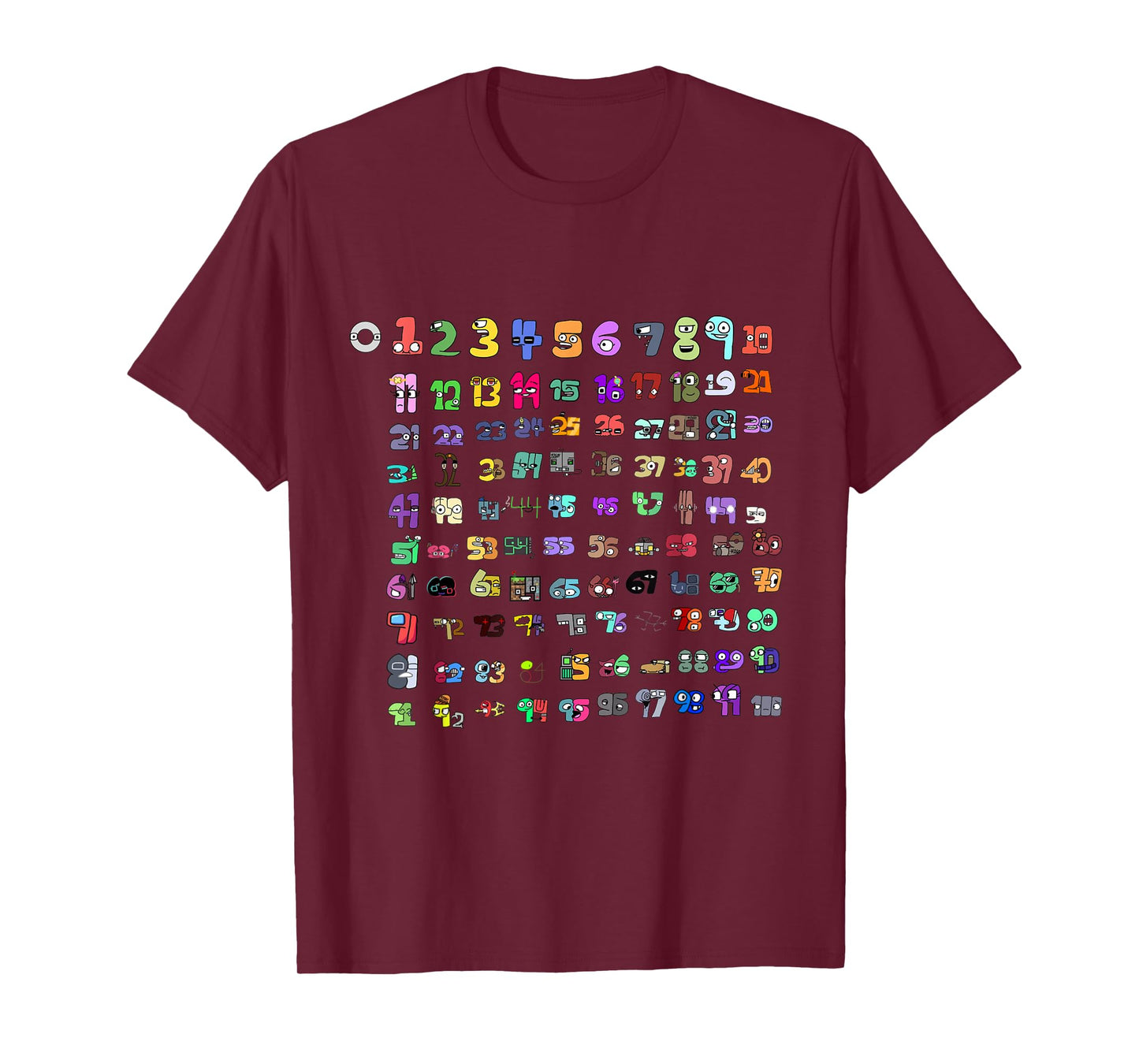 Number Lore 1-100 T-Shirt