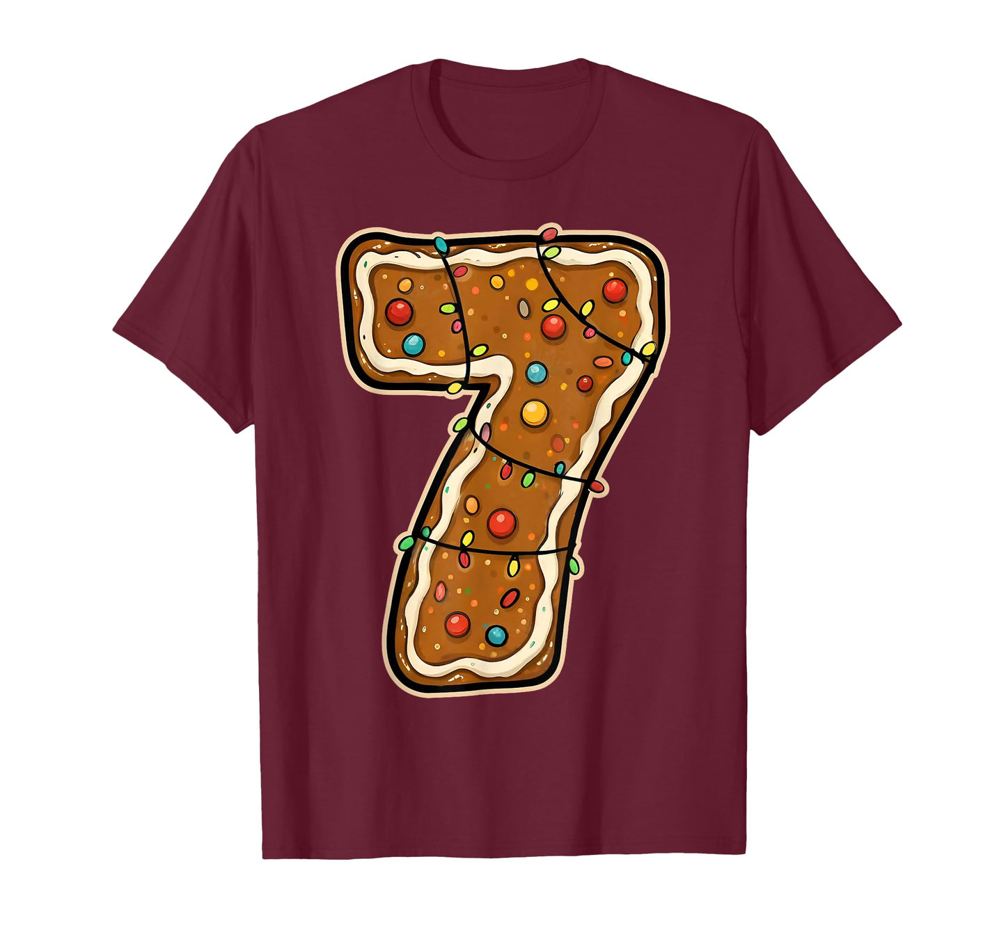 Fun Six Seven 6 7 Meme Design Christmas for Men Women Kids T-Shirt