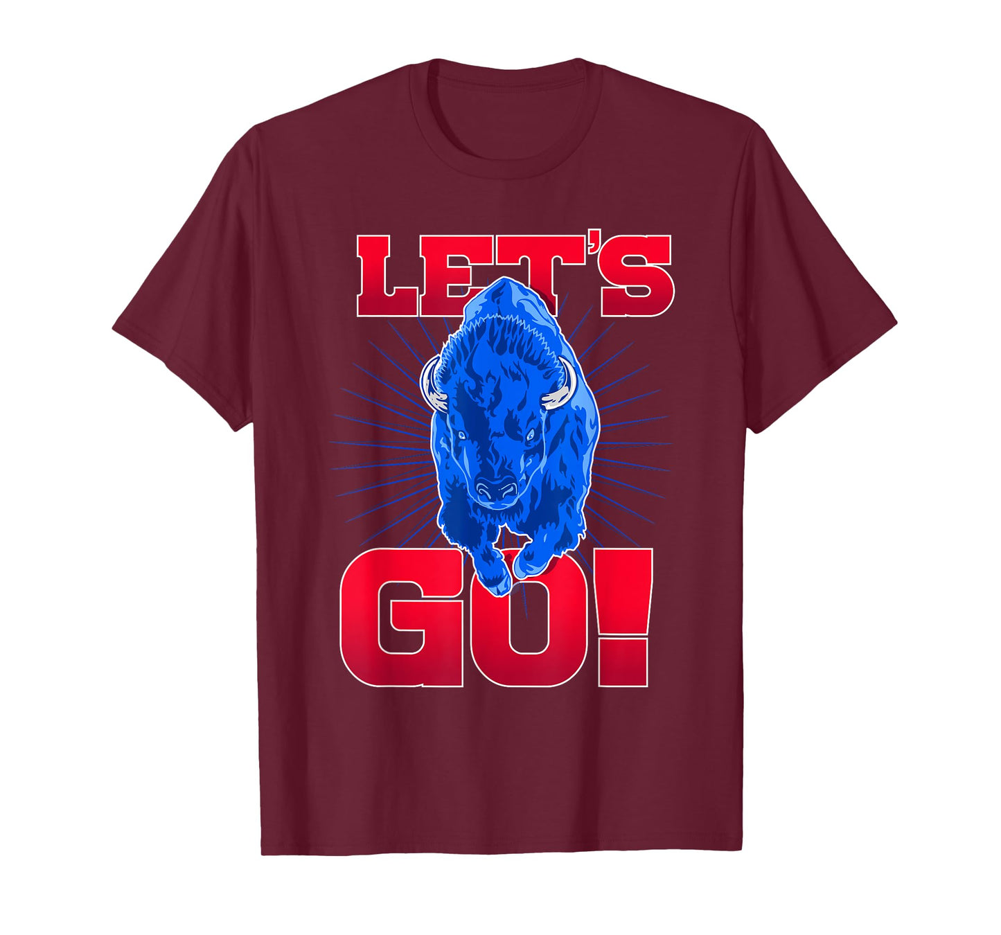 WNY Pride T-Shirt - Charging Buffalo - Let's Go T-Shirt