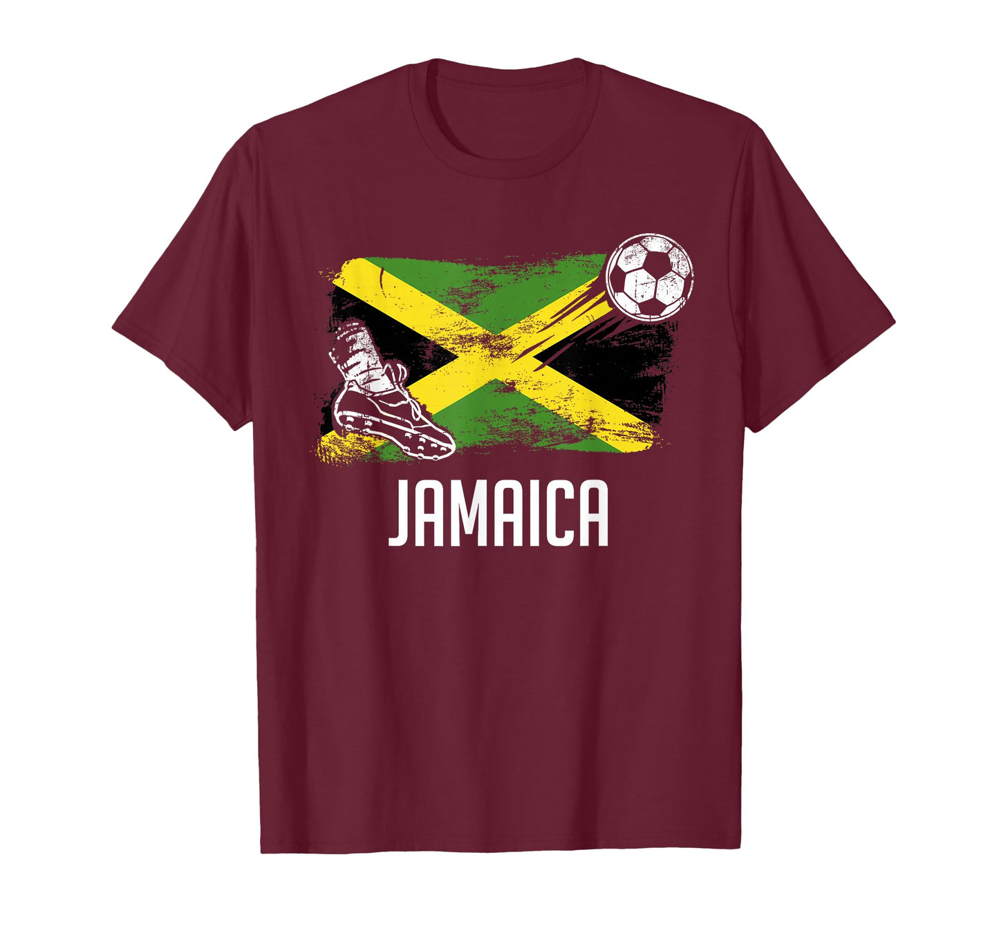 Jamaica Flag Jersey Jamaican Soccer Team Jamaican T-Shirt