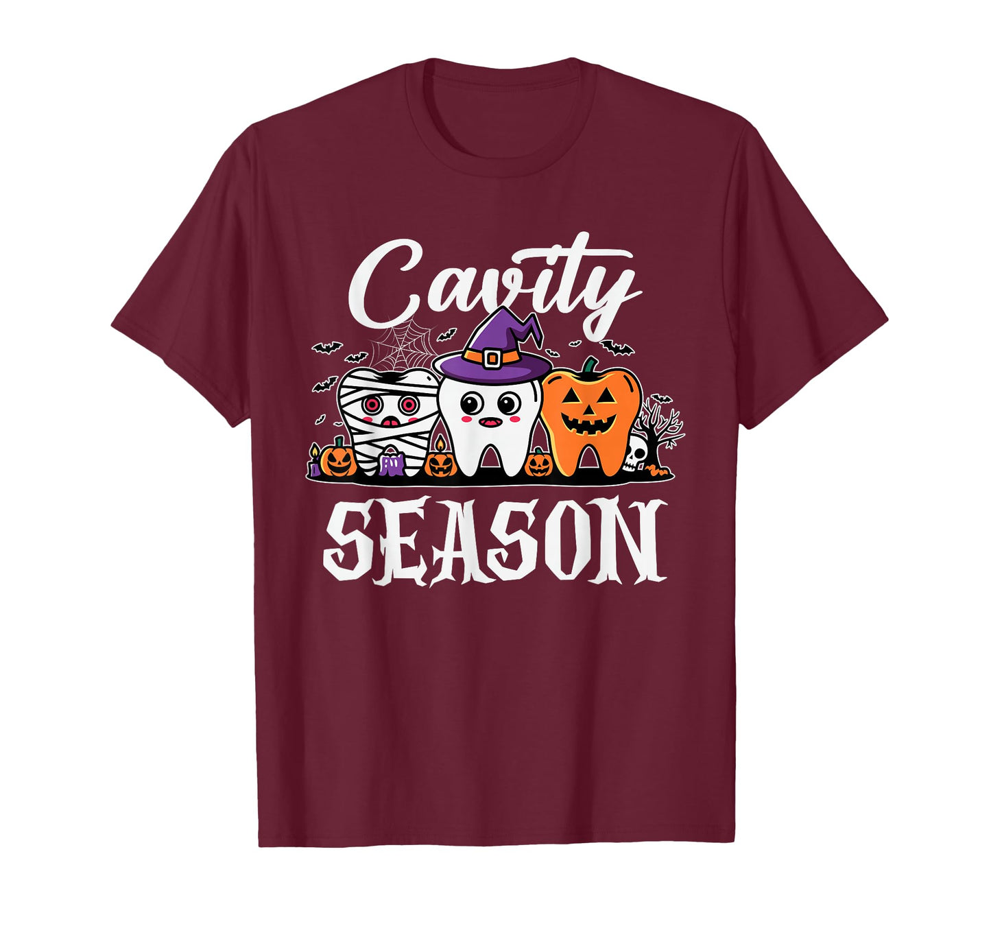 Funny Cavity Season Dentist Halloween Costume Dental Student T-Shirt
