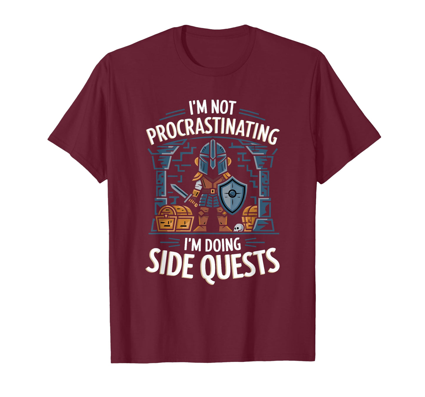 RPG Gamer Apparel for Quest Lovers Unisex-Adult Black Small Classic Modern T-Shirt
