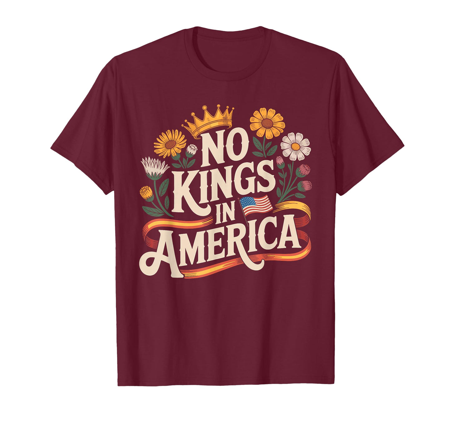 No King in America Liberty Statement Graphic T-Shirt