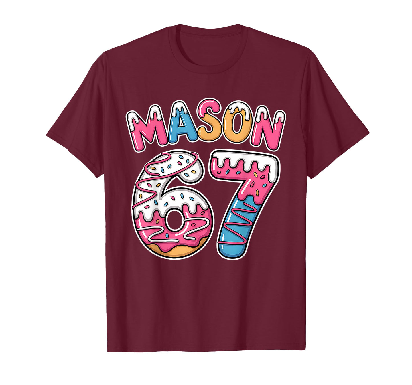 Mason 67 Meme Loves Ice Cream Drip Sport Six Seven T-Shirt
