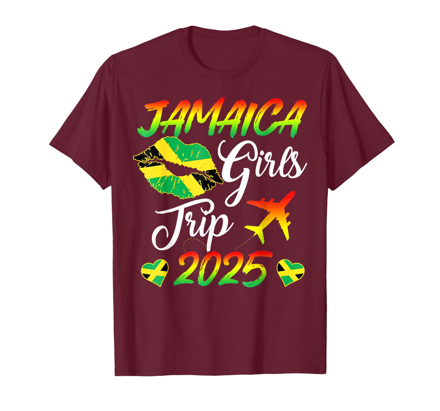 Jamaica Girls Trip 2025 Jamaica Summer Vacation Travel Girls T-Shirt
