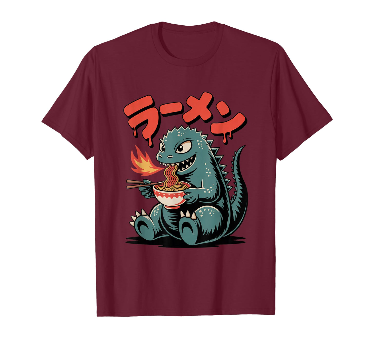 Cute Kaiju Ramen Kawaii Fun Japanese Noodle Food Lover Gifts T-Shirt
