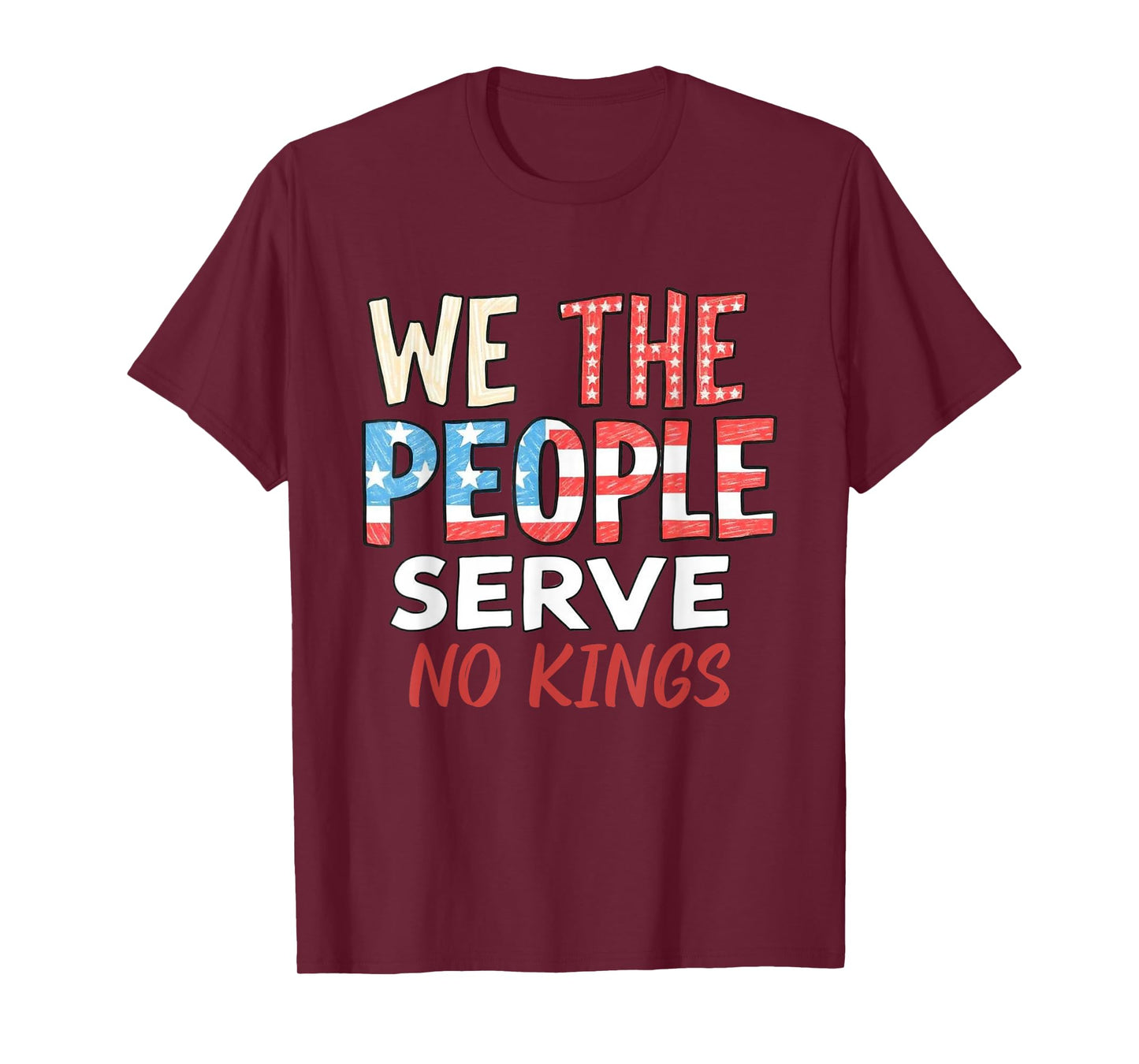 No Kings In America, Democracy, We The People T-Shirt