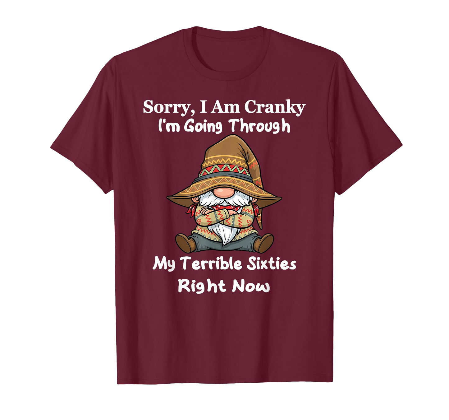 Sorry I Am Cranky I'm Going Through My Terrible Sixties T-Shirt
