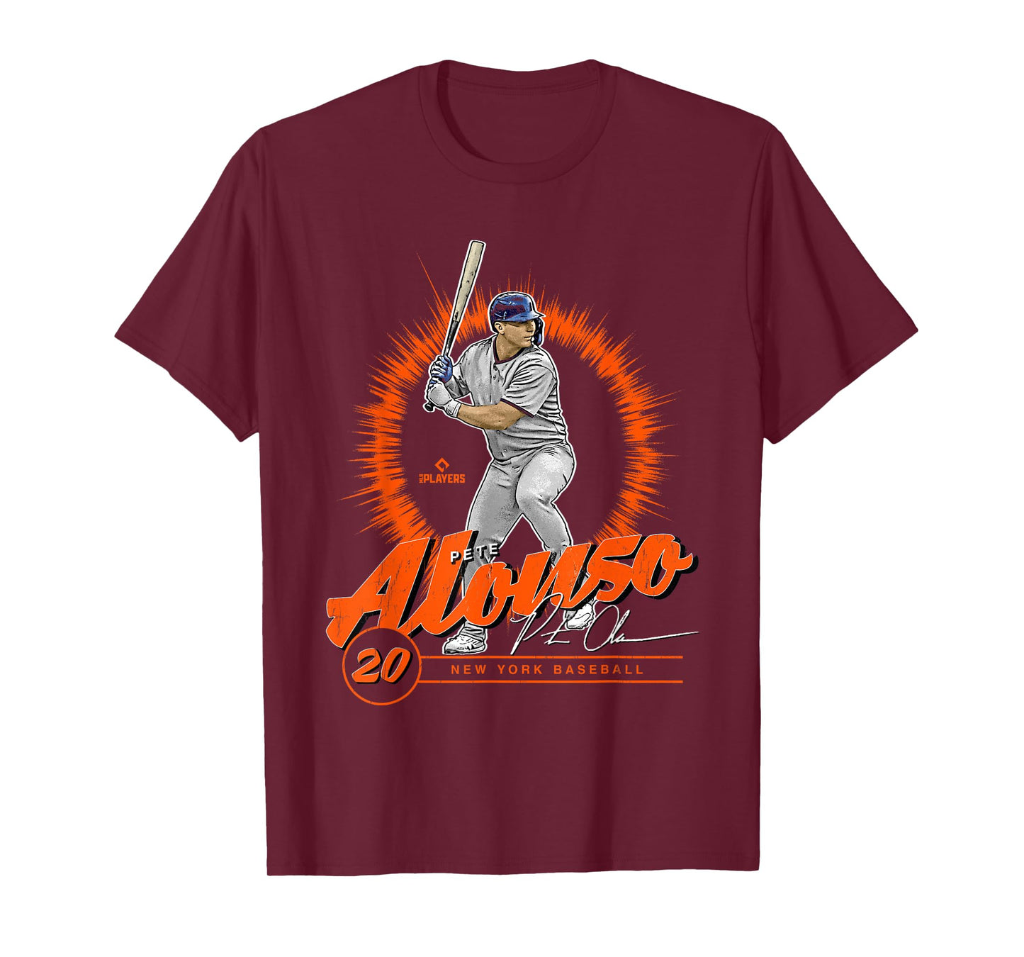 Pete Alonso | New York M MLB Baseball Players| MLBPAL305N T-Shirt