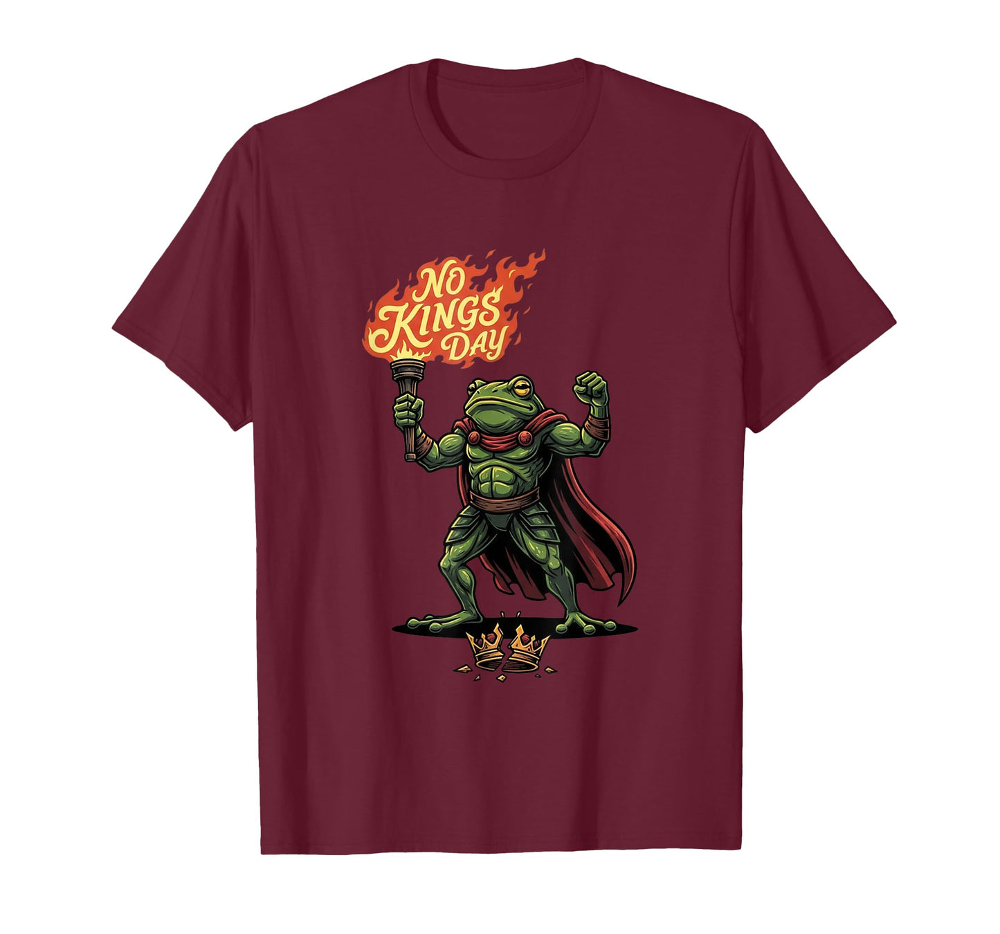 No Kings Day Portland Shirt Frog Protest T-Shirt