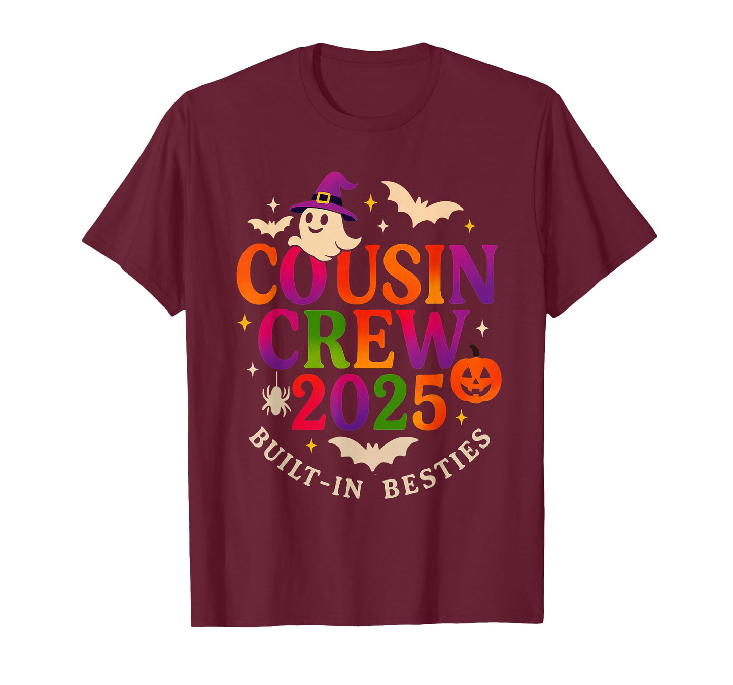 Cousin Crew Halloween Matching Family Spooky Ghost Kids T-Shirt