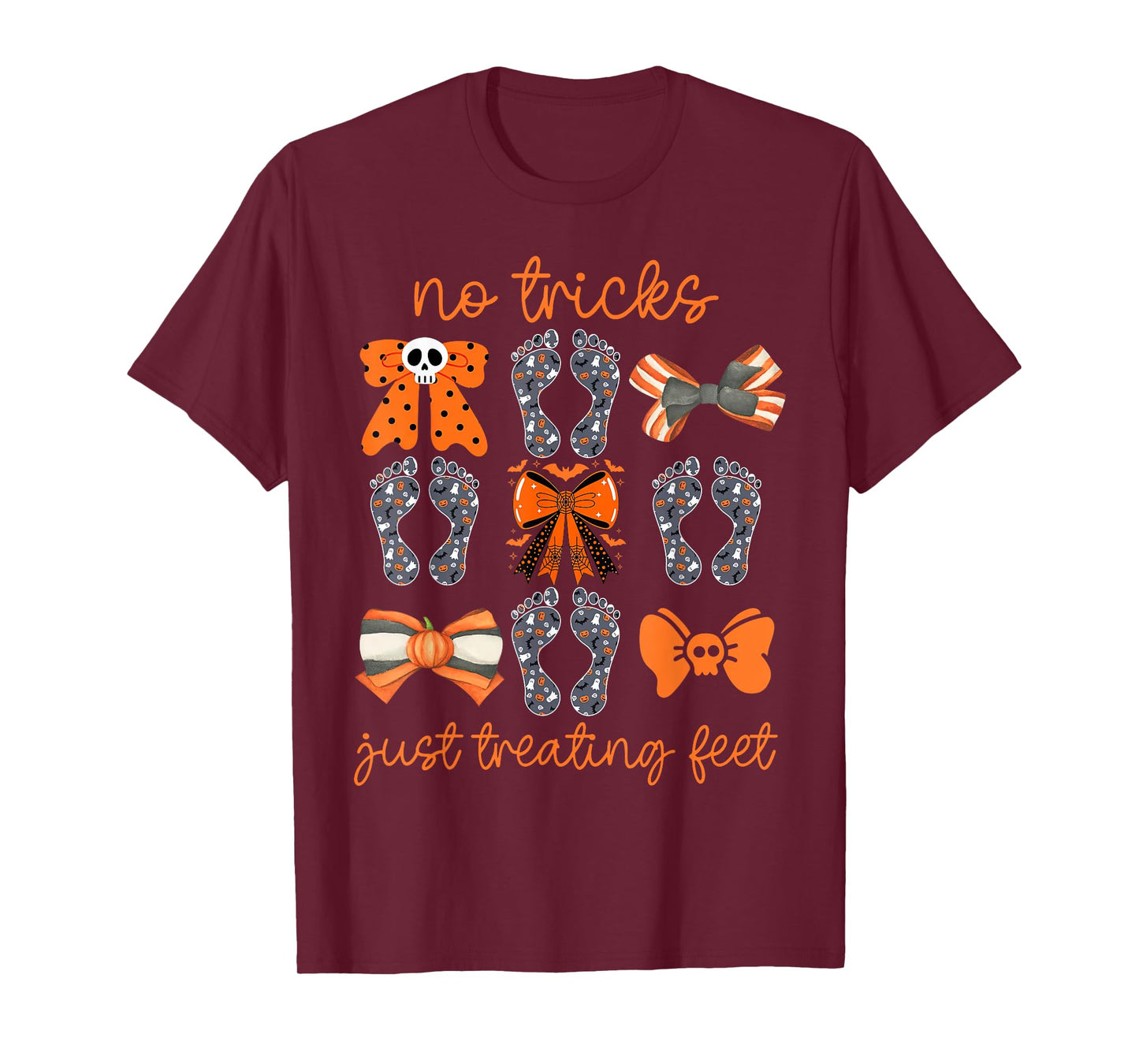 Spooky Podiatry Crew Halloween Podiatrist Coquette Foot Dr T-Shirt