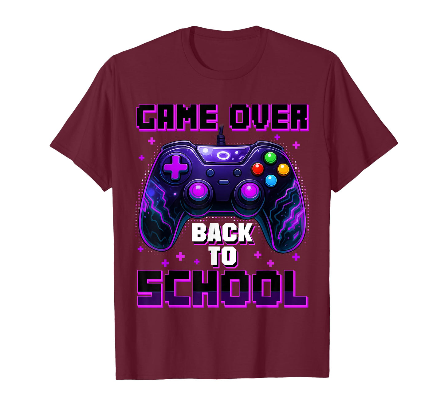 Controller Game Over Back To School First Day Of School Boys T-Shirt