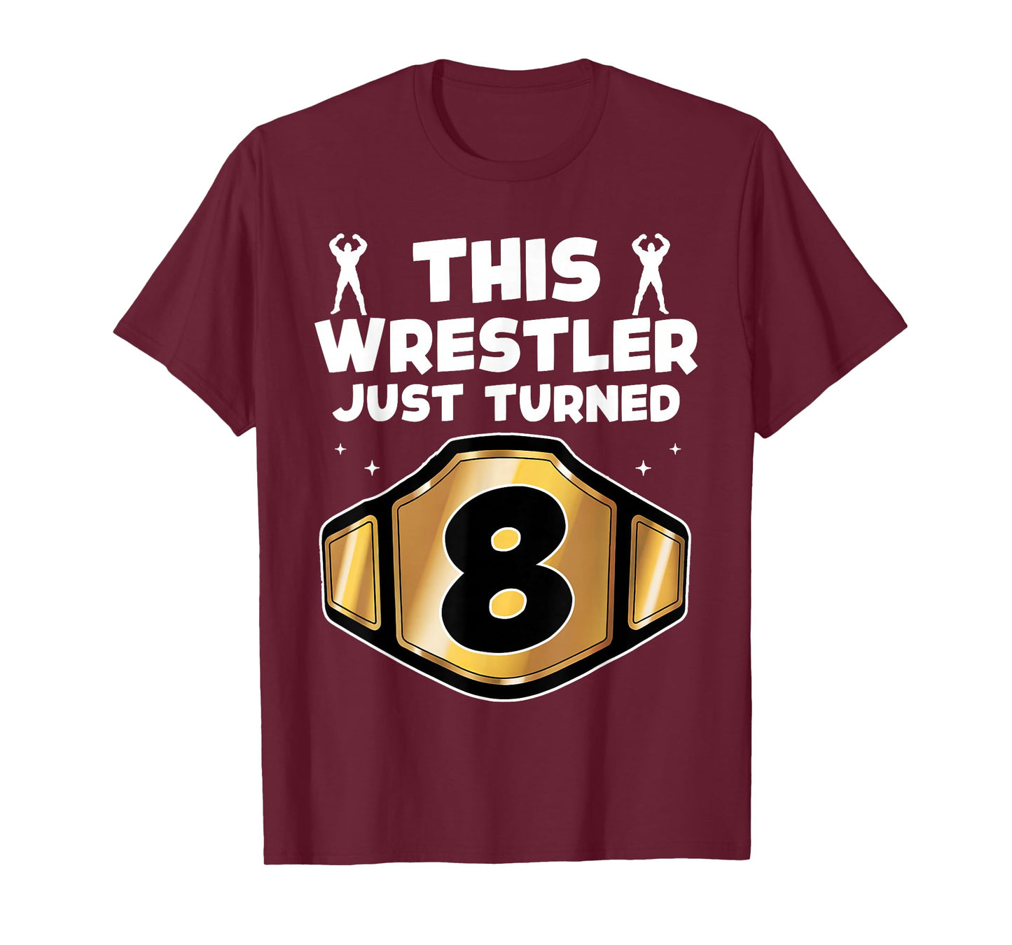 8th Wrestling Birthday This Wrestler Just Turned 8 Boys T-Shirt