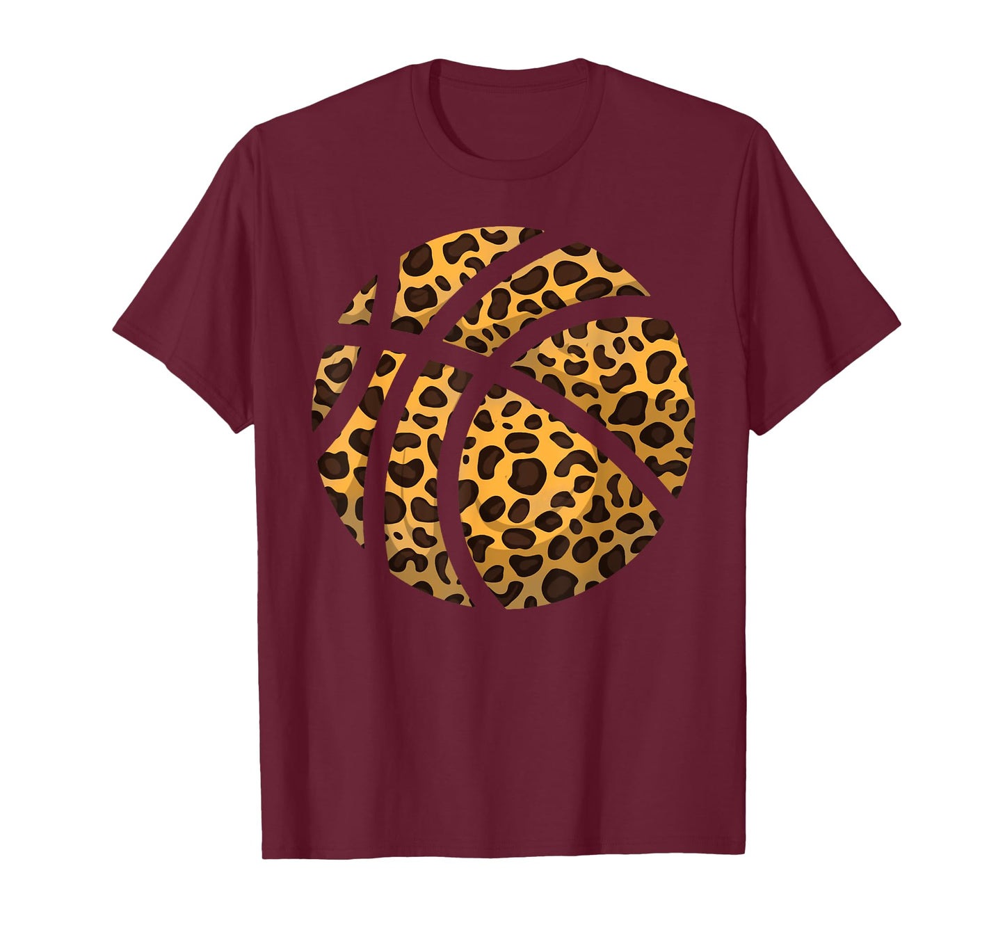 Funny Leopard Print Basketball Gift | Cool Best Team Lovers T-Shirt