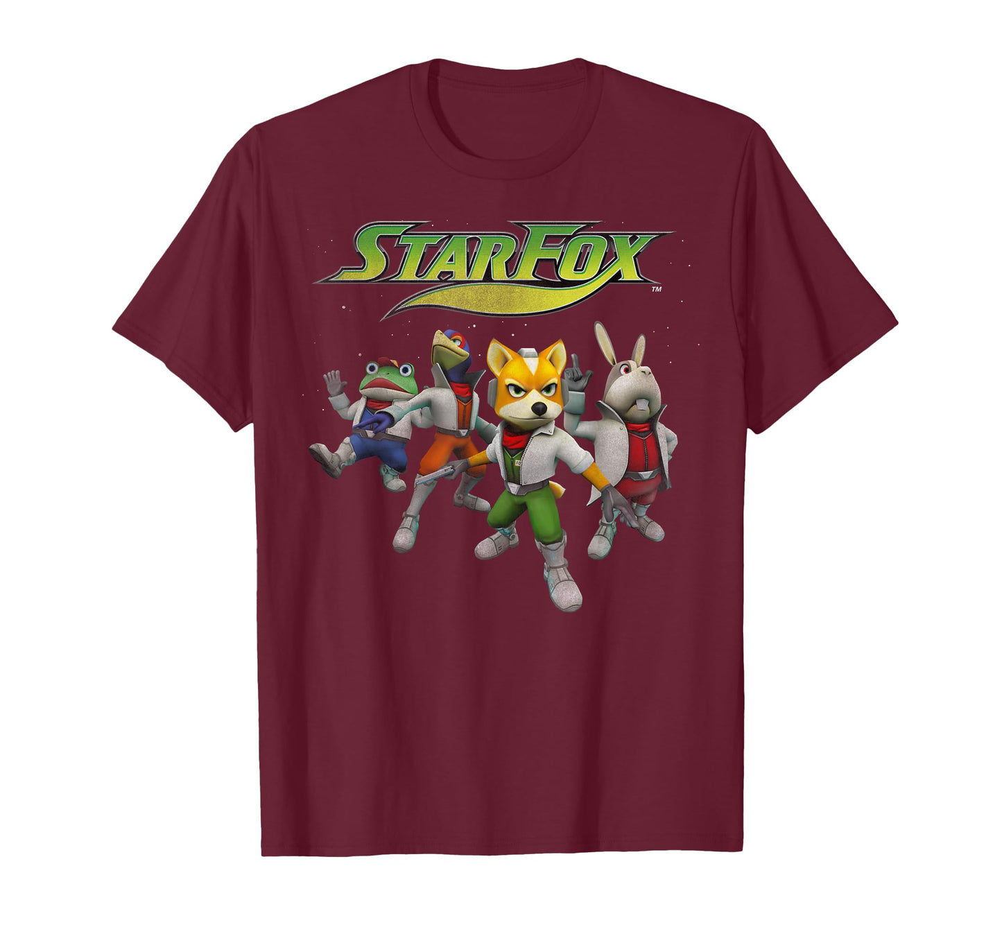 Nintendo Star Fox Retro Group Shot T-Shirt