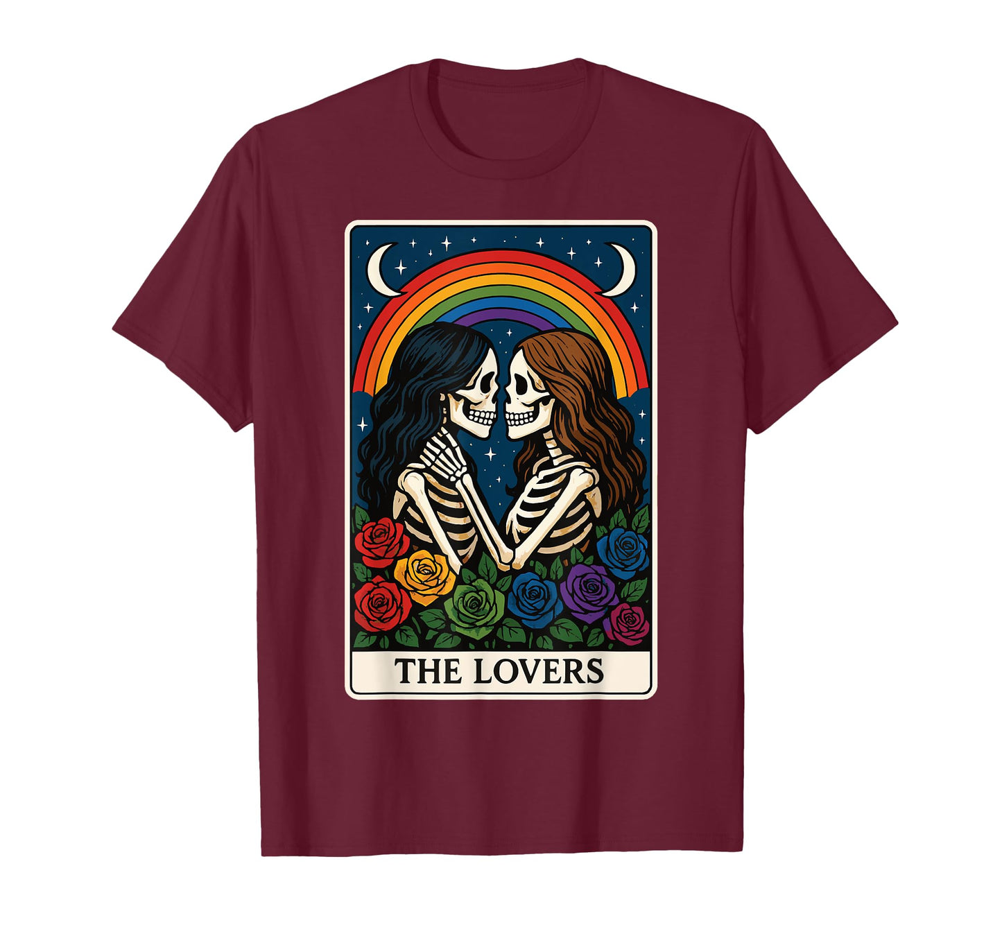 The Lovers Lesbian Tarot Card T-Shirt
