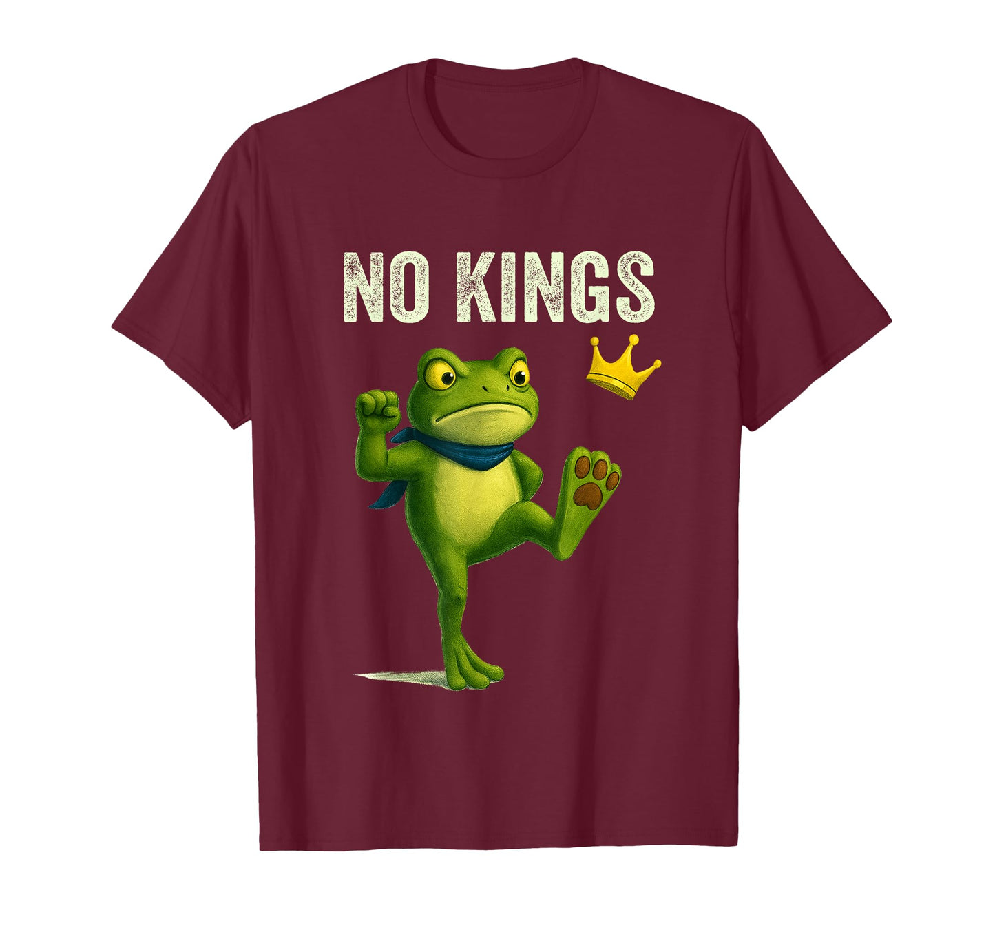 No Kings Portland Frog Resist Frog Protest T-Shirt
