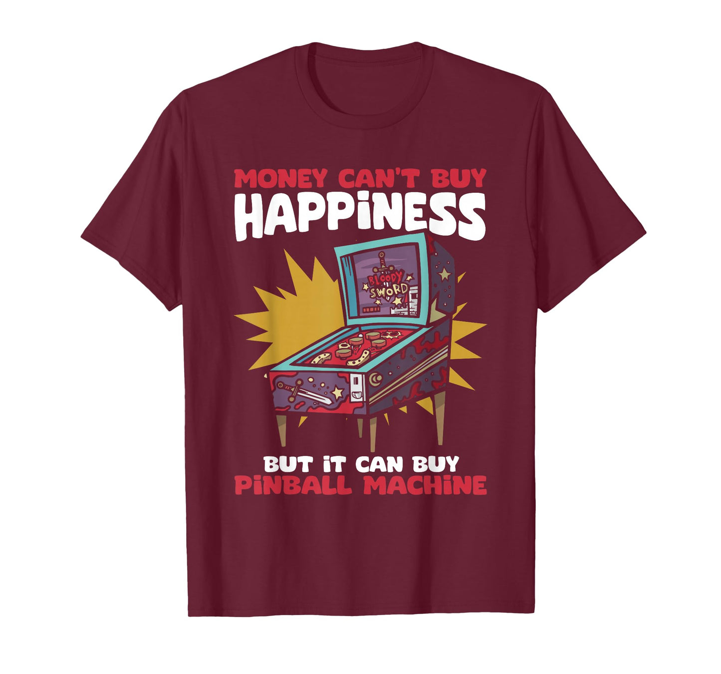 Retro Pinball Arcade Machine Pinball Wizard Pinball Player T-Shirt