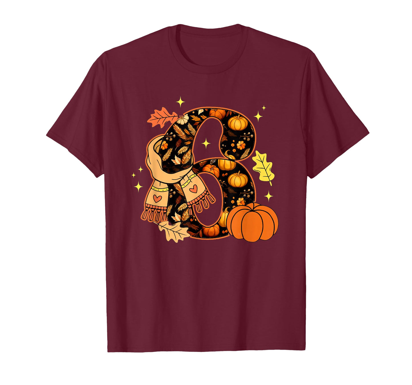 Number 6 Fun Meme Saying 6 7 Six Seven Thanksgiving Costume T-Shirt