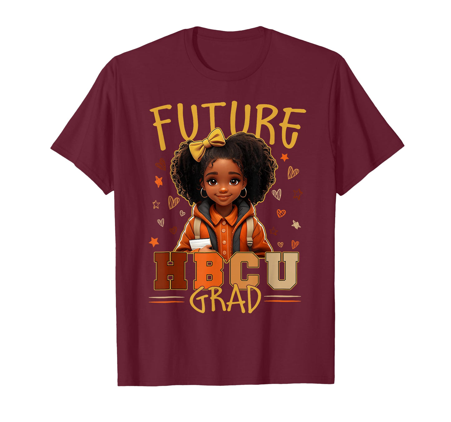 Black Girl Future HBCU Graduate Afro College Graduation Kids T-Shirt